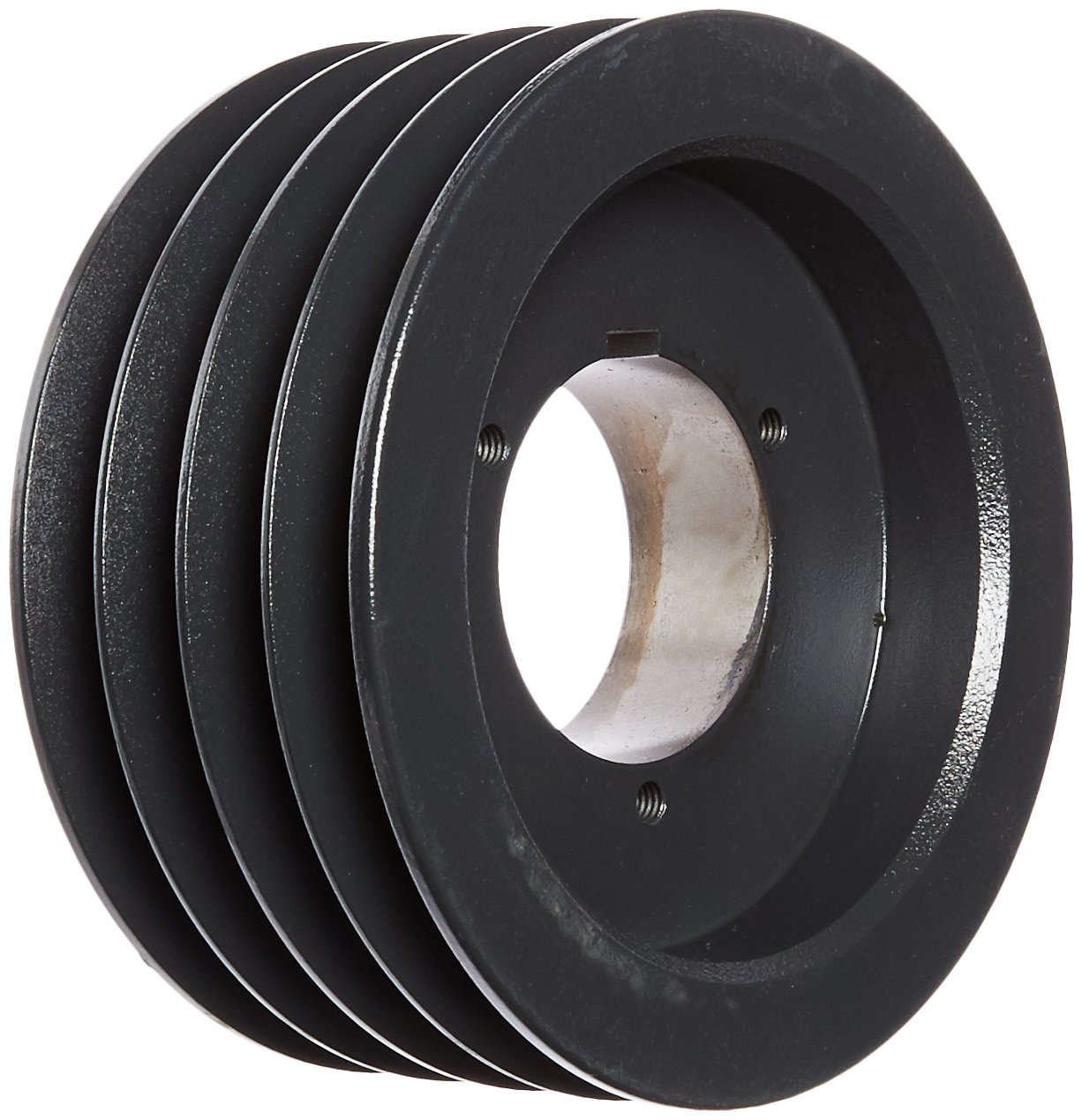 Browning 4B5V66 Cast Iron Split Taper Sheave - 4 Groove Pulley for A, B & 5V Belts with B Bushing | Ideal for Industrial Machinery & Power Transmission Systems