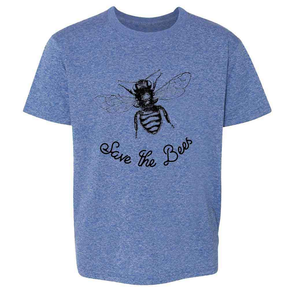 Save The Bees Retro Toddler T-Shirt - Cute Kids & Baby Tee for Boys & Girls - Perfect for Earth Day, Nature Lovers & Environmental Awareness