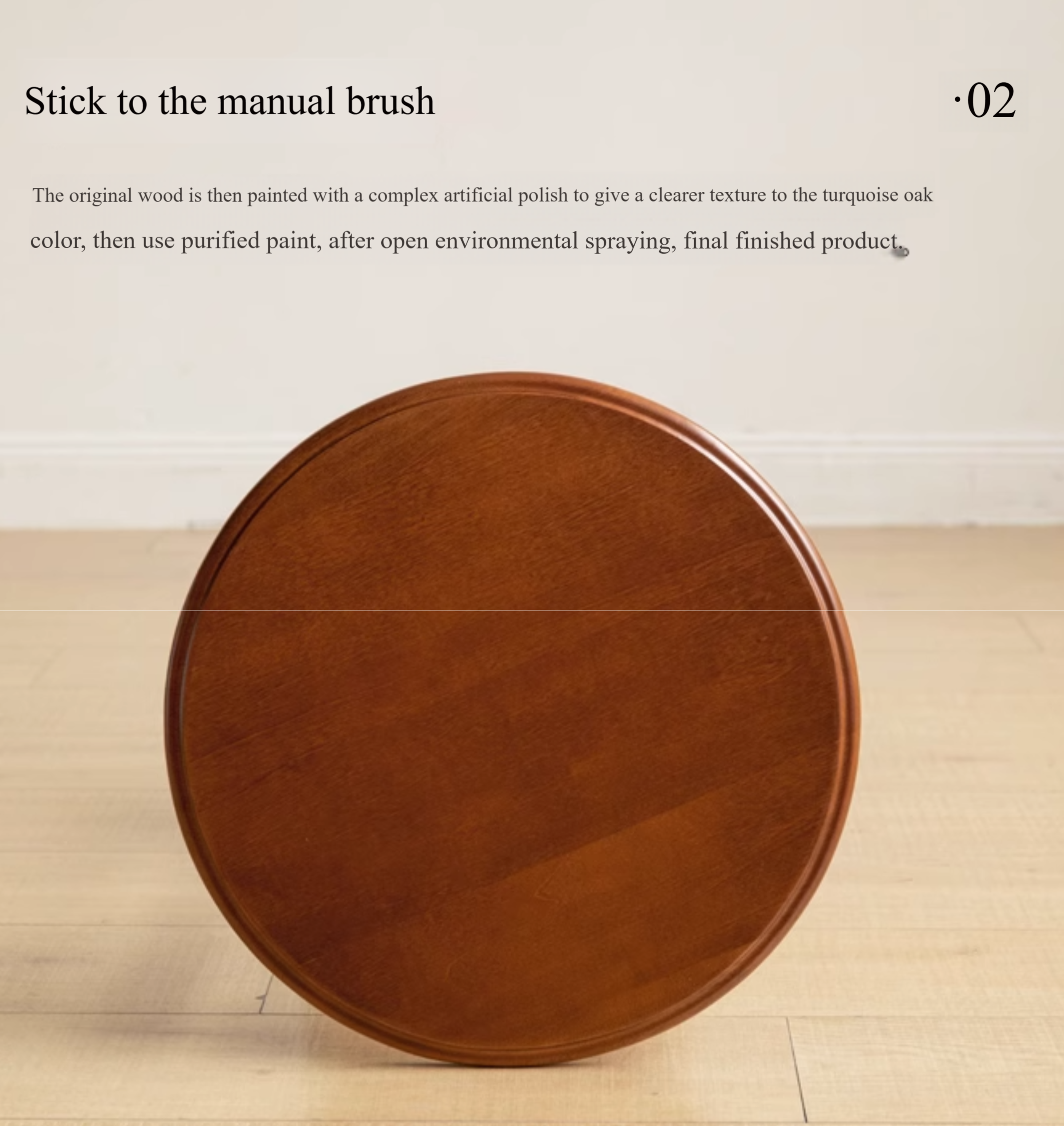 Modern Poplar Solid Wood Bauhaus Style Side Table - Minimalist Nightstand, End Table for Living Room, Bedroom, or Office - Perfect for Coffee, Books, and Decor