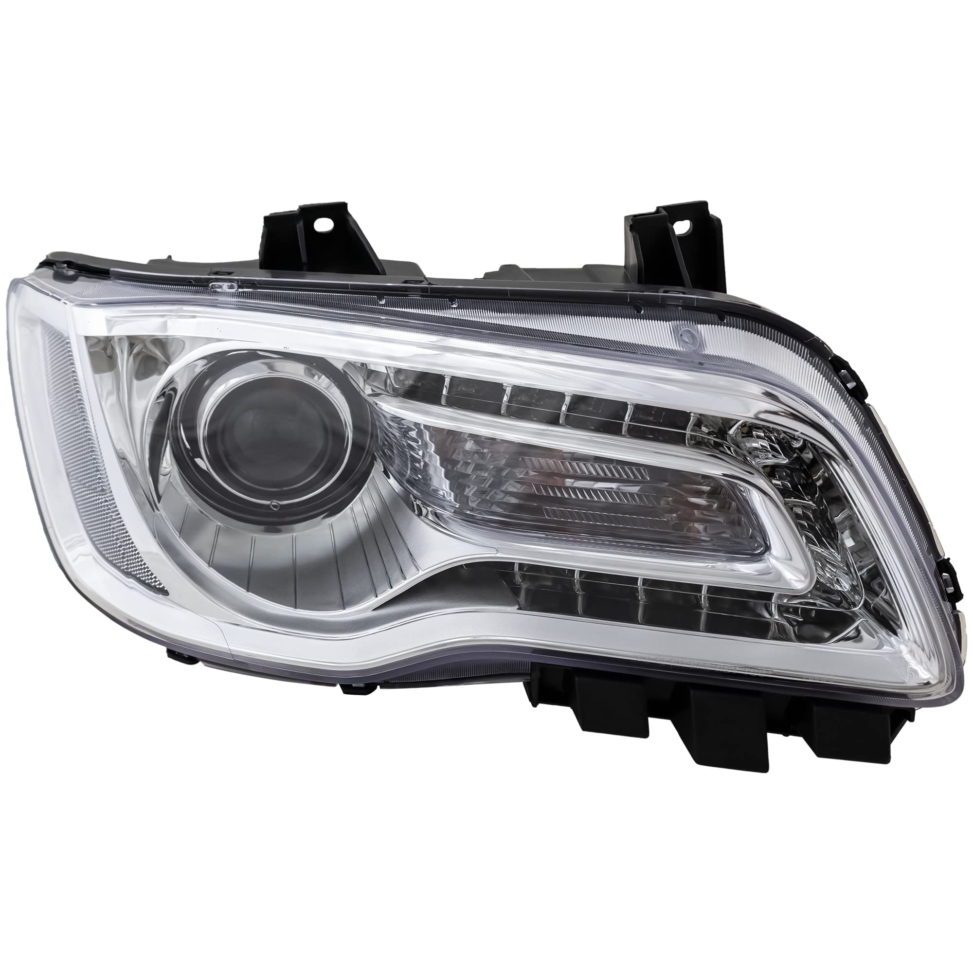 Go-Parts - Halogen Headlight Assembly Replacement for Chrysler 300 (2015-2017) - CAPA-Certified Left (Driver) & Right (Passenger) Side - Perfect for Night Driving & Enhanced Visibility