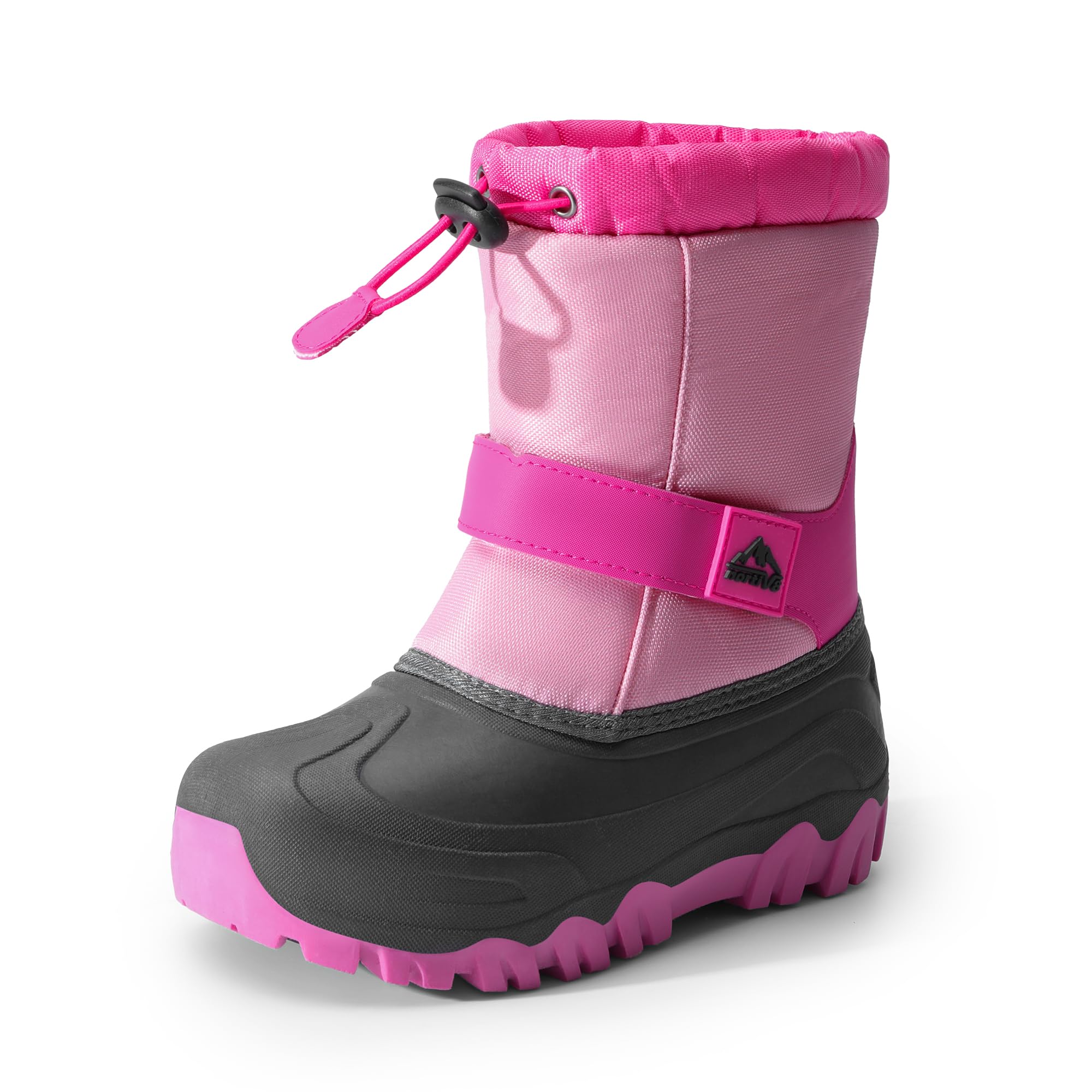 NORTIV 8 Kids Waterproof Snow Boots for Boys & Girls - Winter Hiking Outdoor Shoes for Cold Weather - Warm & Durable Booties for Little Kids & Big Kids - Perfect for Snow Play, School & Winter Adventures