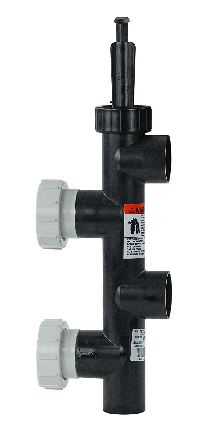 Pentair 263078 Plastic 2-Position Hose Clamp Slide Valve for Pool & Spa Maintenance - Durable Water Flow Control Solution for Garden, Irrigation & Plumbing Systems