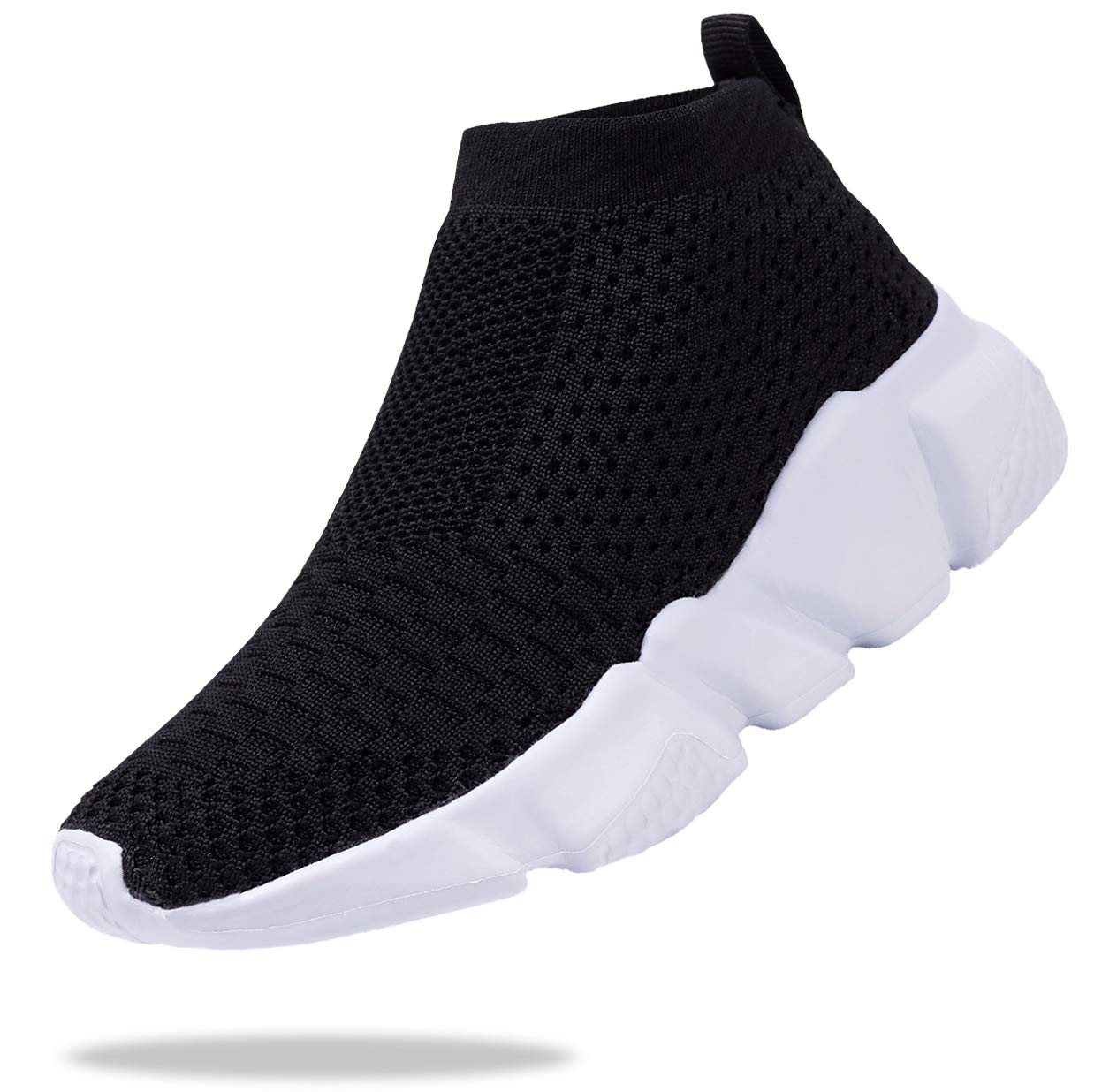 Santiro Boys & Girls Breathable Knit Slip-On Socks Shoes - Lightweight Comfortable Sneakers for Kids, Toddler Indoor & Outdoor Play, School, Sports, Running