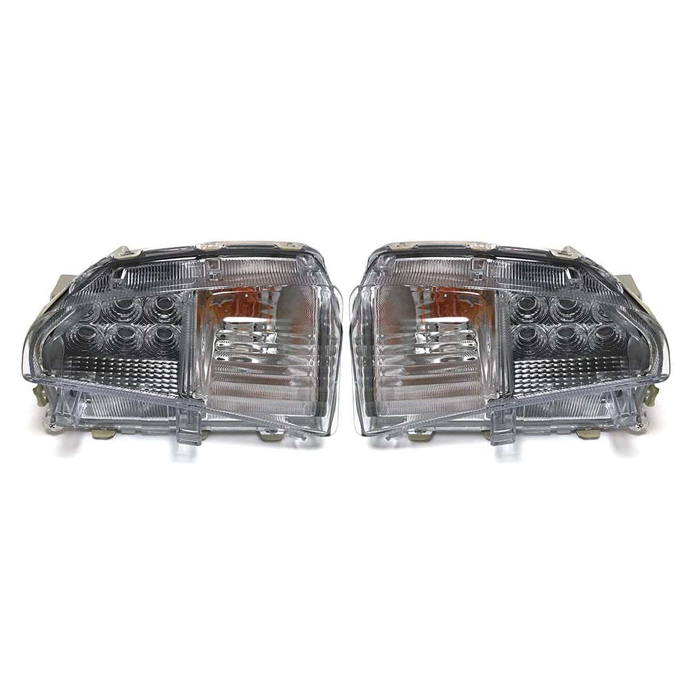 Toyota Prius 2012-2015 Front Bumper Fog Lights Replacement Kit - Durable LED Fog Lamp Assembly for Improved Night Visibility | Perfect for Off-Road Driving, Foggy Conditions & Enhanced Vehicle Safety