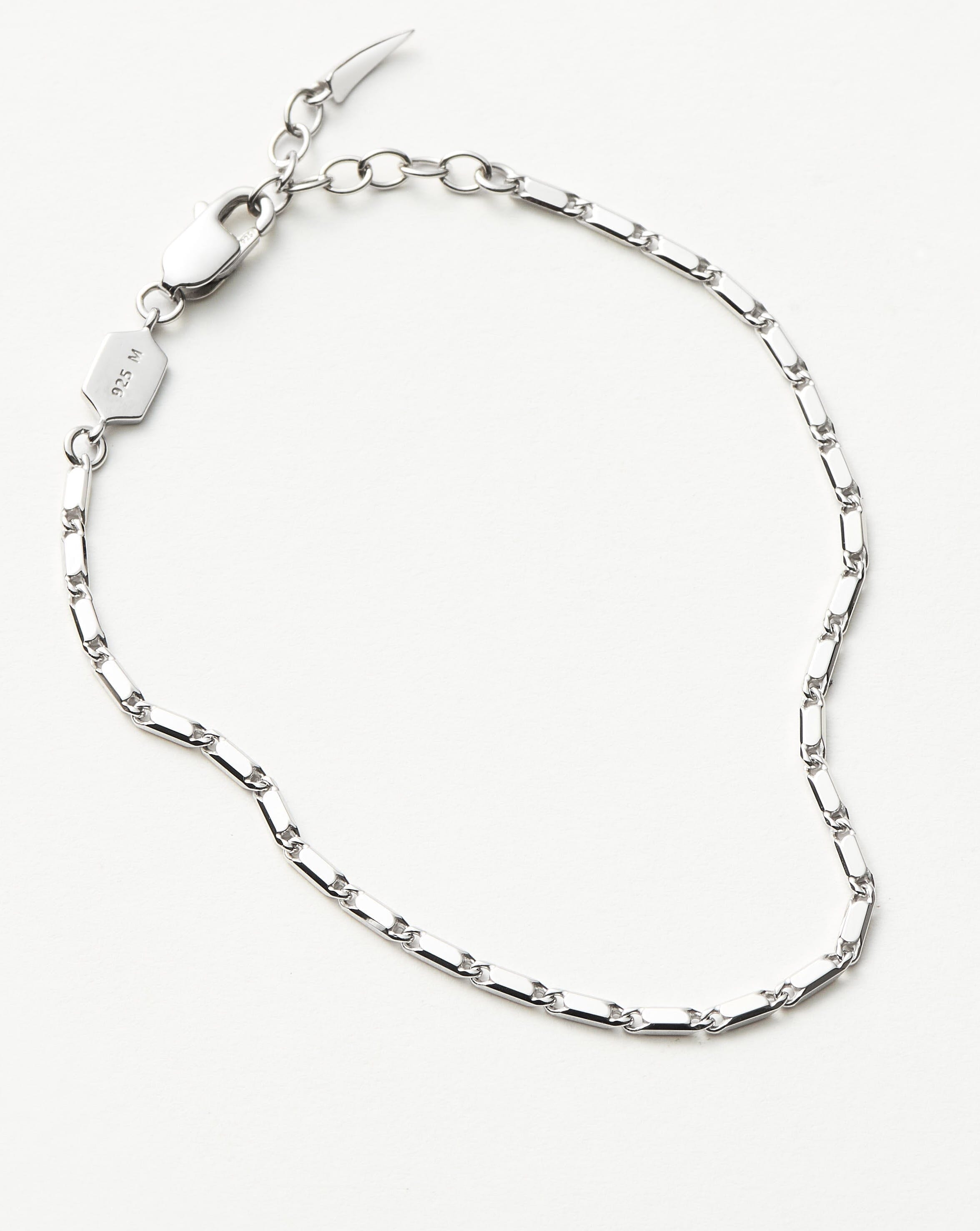 Lucy Williams Horizon Link Chain Bracelet - Sterling Silver Jewelry for Women | Elegant Everyday Wear & Special Occasions