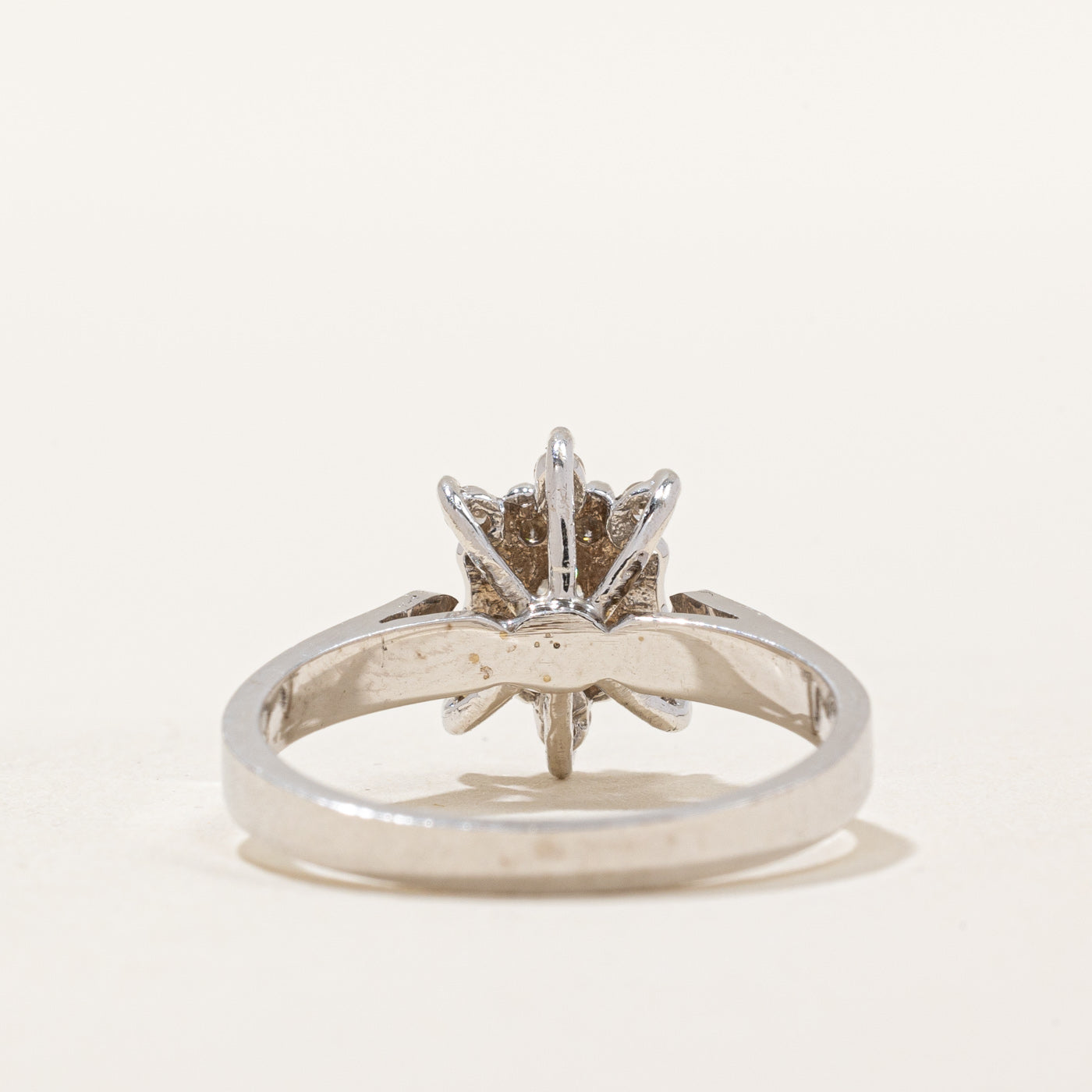 0.25ctw Diamond Cocktail Ring for Women - Size 6.25 - Elegant Cubic Zirconia Statement Jewelry for Parties, Weddings & Special Occasions