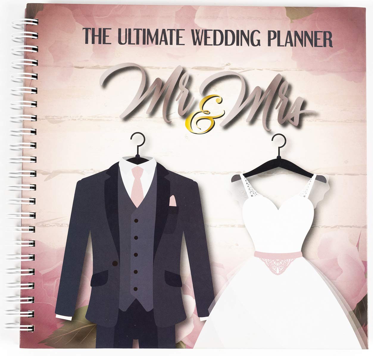 The Ultimate Wedding Planner Hardcover - 80 Pages with Checklists, Budget Organizer & Party Planner for Bridal Showers, Rehearsal Dinners & Honeymoon | Perfect for Brides, Wedding Coordinators & Event Planners