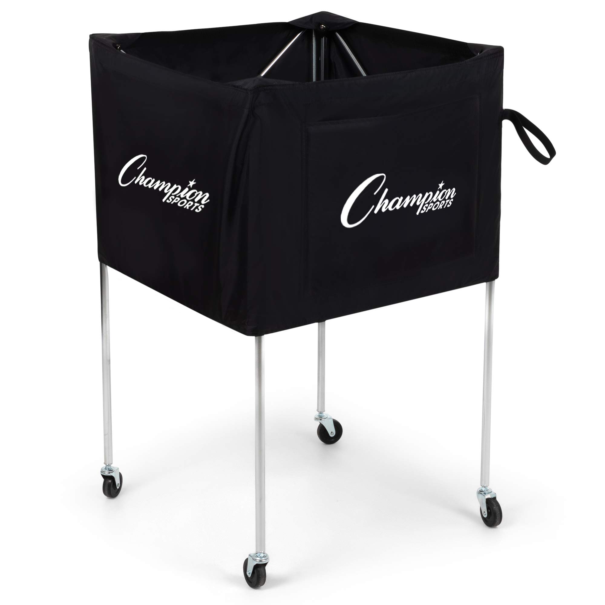 Champion Sports Volleyball Cart with Wheels - Premium Volleyball Equipment & Accessories for Training, Games & Outdoor Sports | Durable Volleyball Gear for Coaches & Players