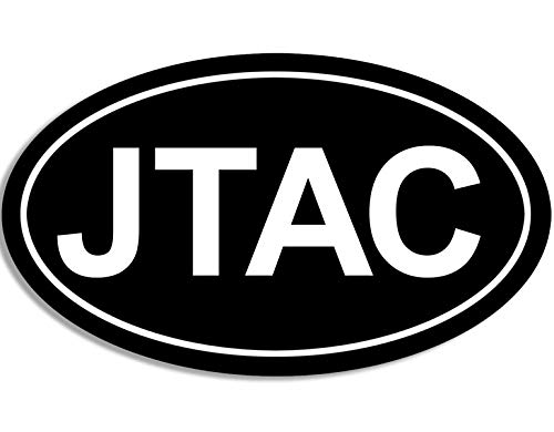 Oval JTAC Joint Terminal Attack Controller Sticker - Military Logo Decal for Army Armed Forces | Perfect for Tactical Gear, Laptops & Vehicle Decoration