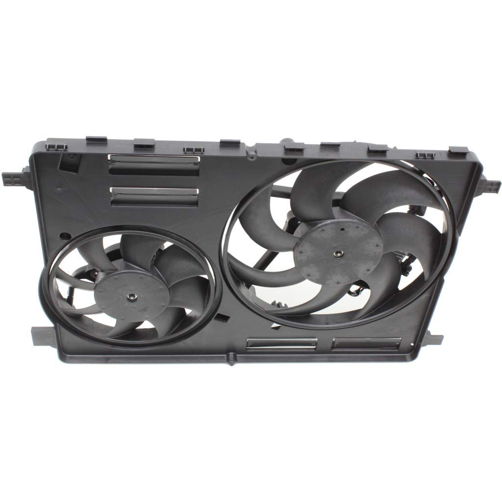 Volvo XC60 Radiator Fan Replacement 2010-2016 - Compatible with 3.0L, 3.2L & 4.4L Engines - OEM Part #VO3115116 & 306686296 - Perfect for Cooling System Repair & Maintenance