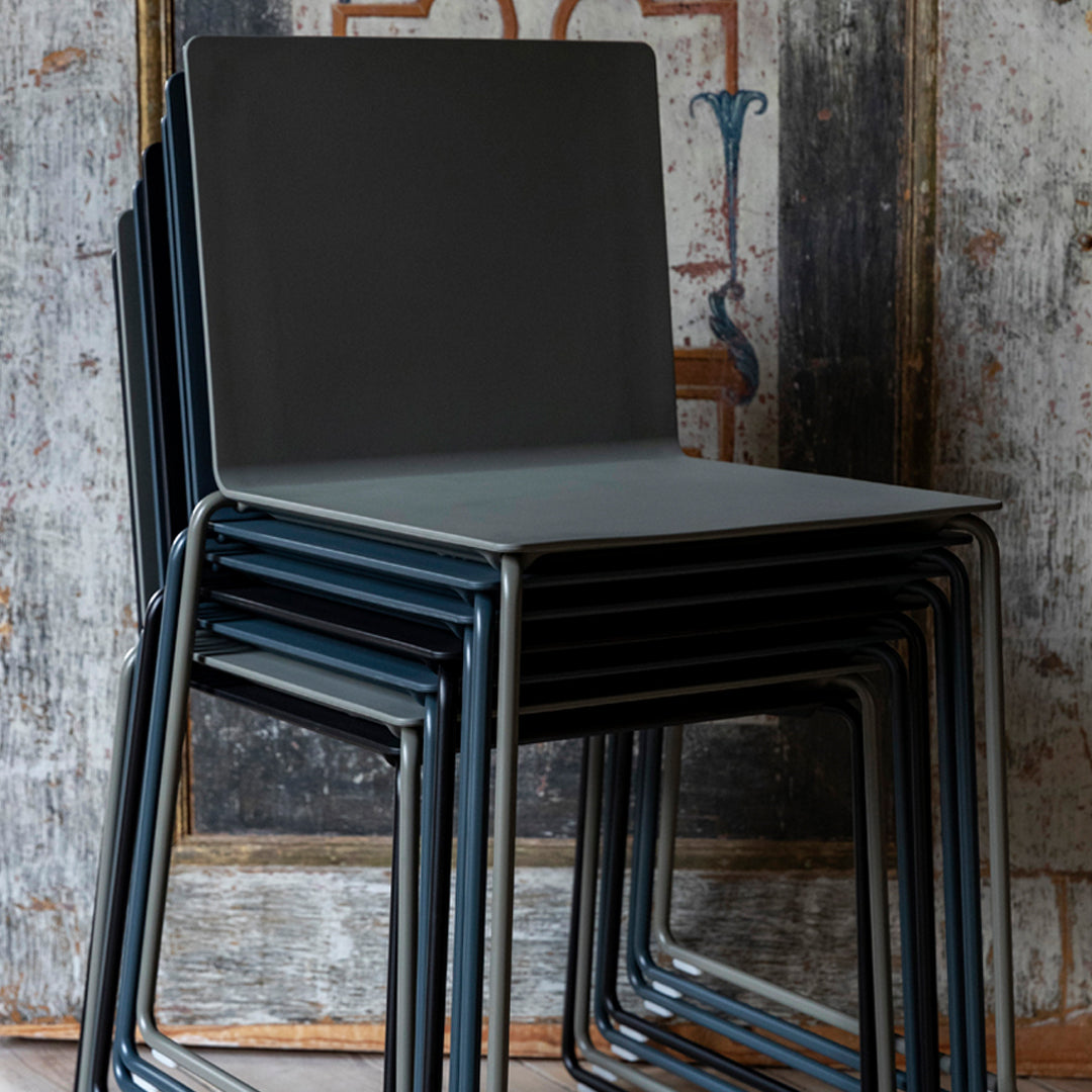 Stackable Dry Side Chair with Sled Base - Perfect for Dining Rooms, Offices, and Cafes