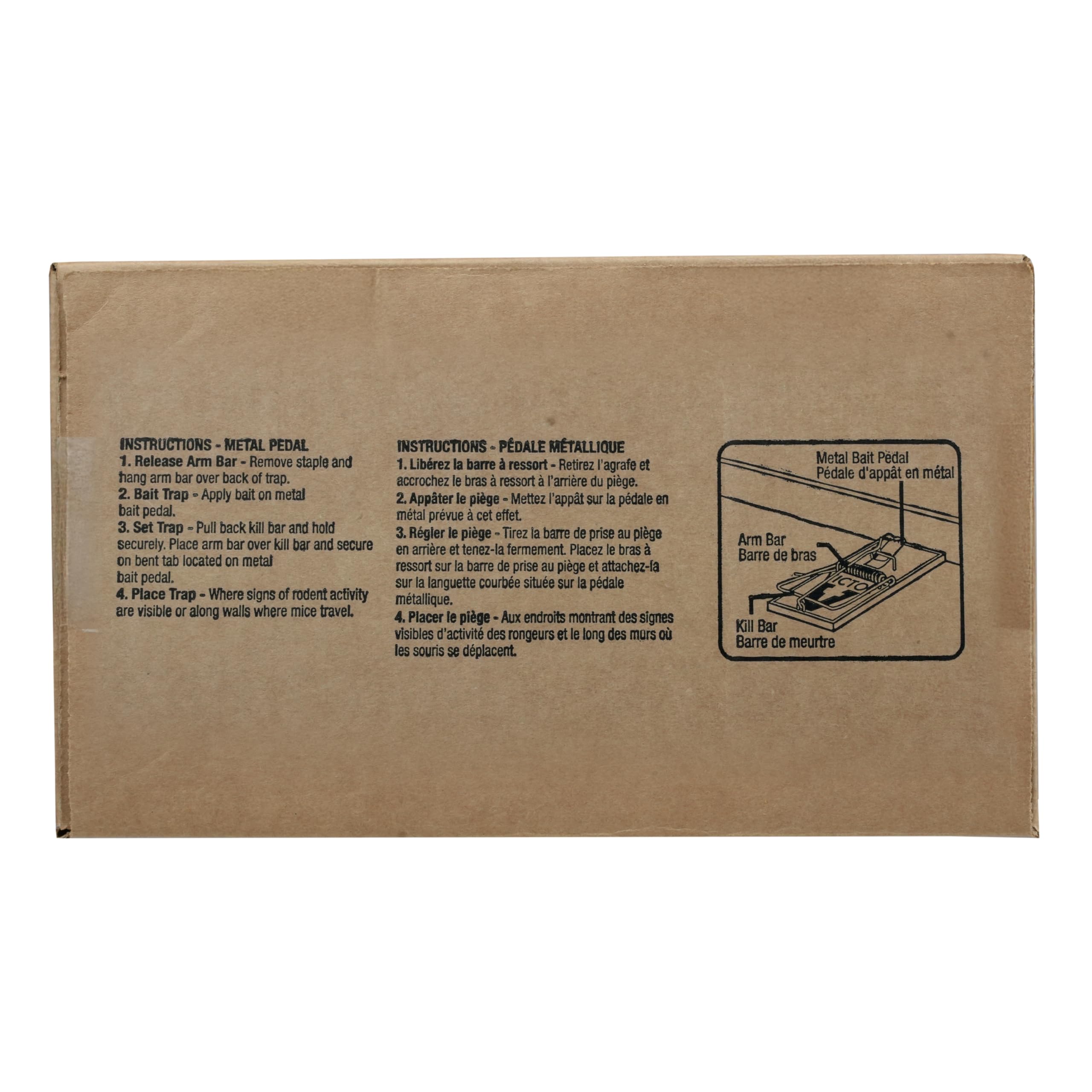 Victor M150-12 Metal Pedal Humane Mouse Trap - 12 Pack, Eco-Friendly FSC Certified Wood, Reusable & Effective Rodent Control for Home, Garage, Basement & Outdoor Use