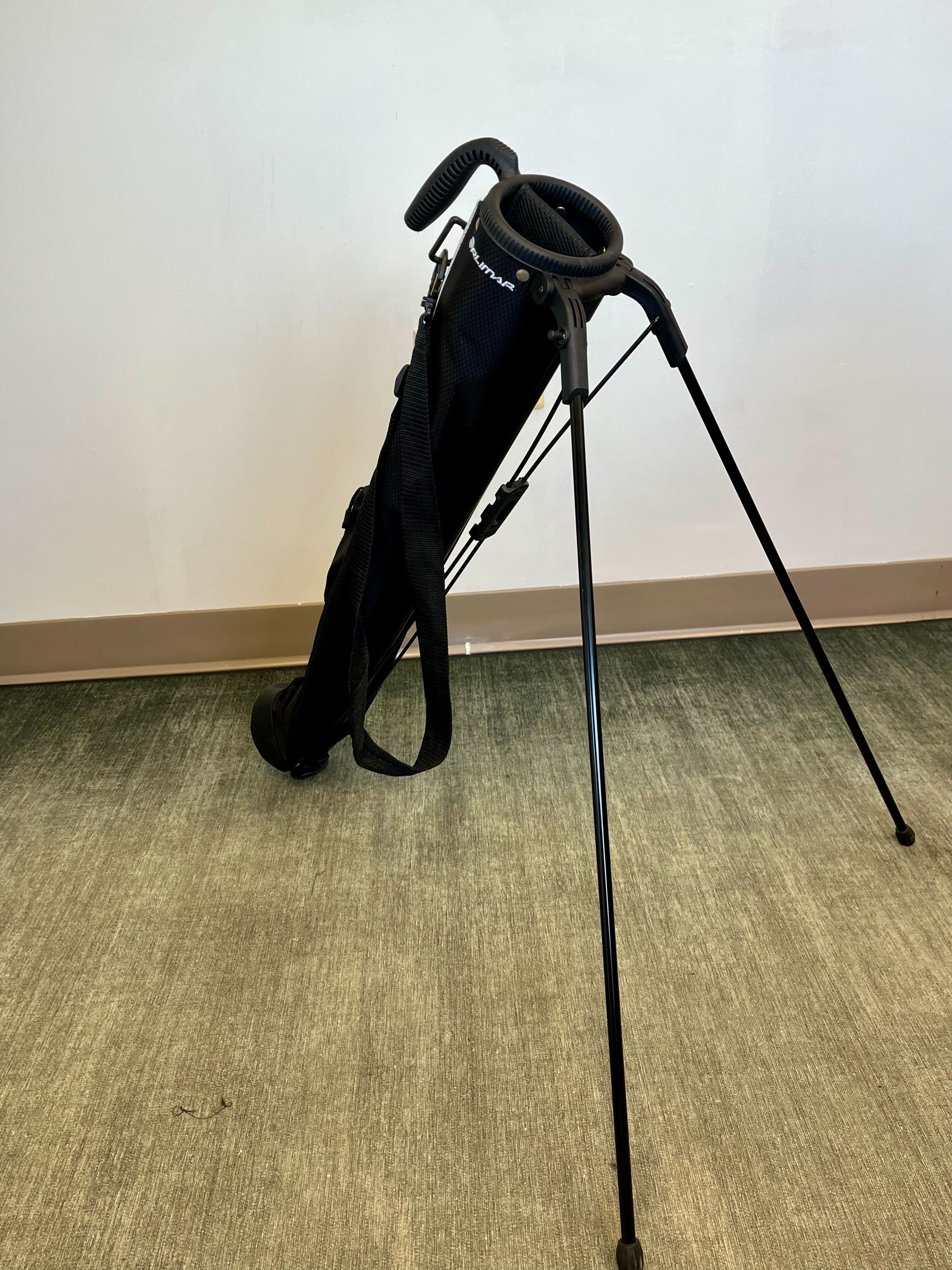 Orlimar Lightweight Sunday Carry Golf Bag - Black/White | Perfect for Pitch & Putt, Travel & Weekend Golfing