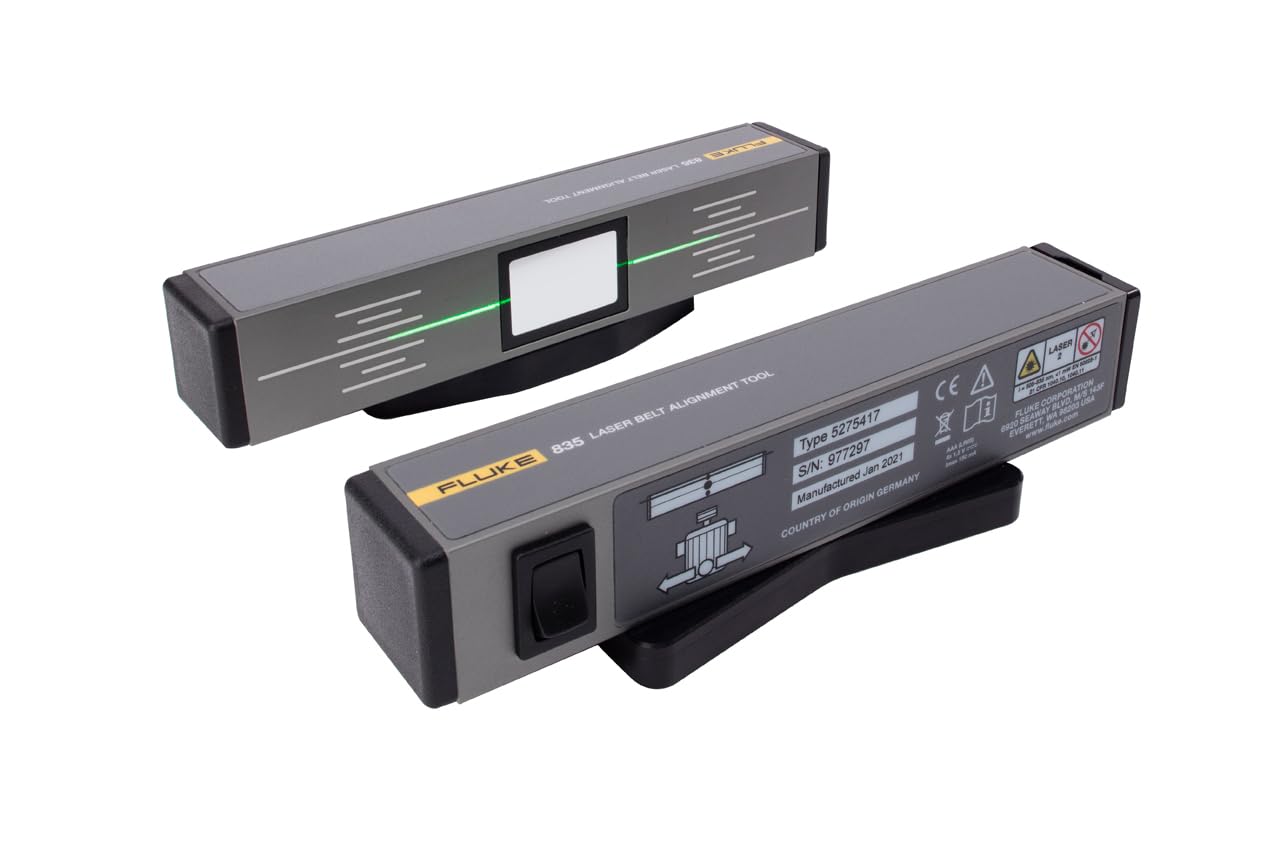 Fluke 835 Laser Belt Alignment Tool - Professional Industrial Equipment for Conveyor Belt Maintenance & Precision Alignment | Perfect for Factories, Warehouses & Mechanical Shops