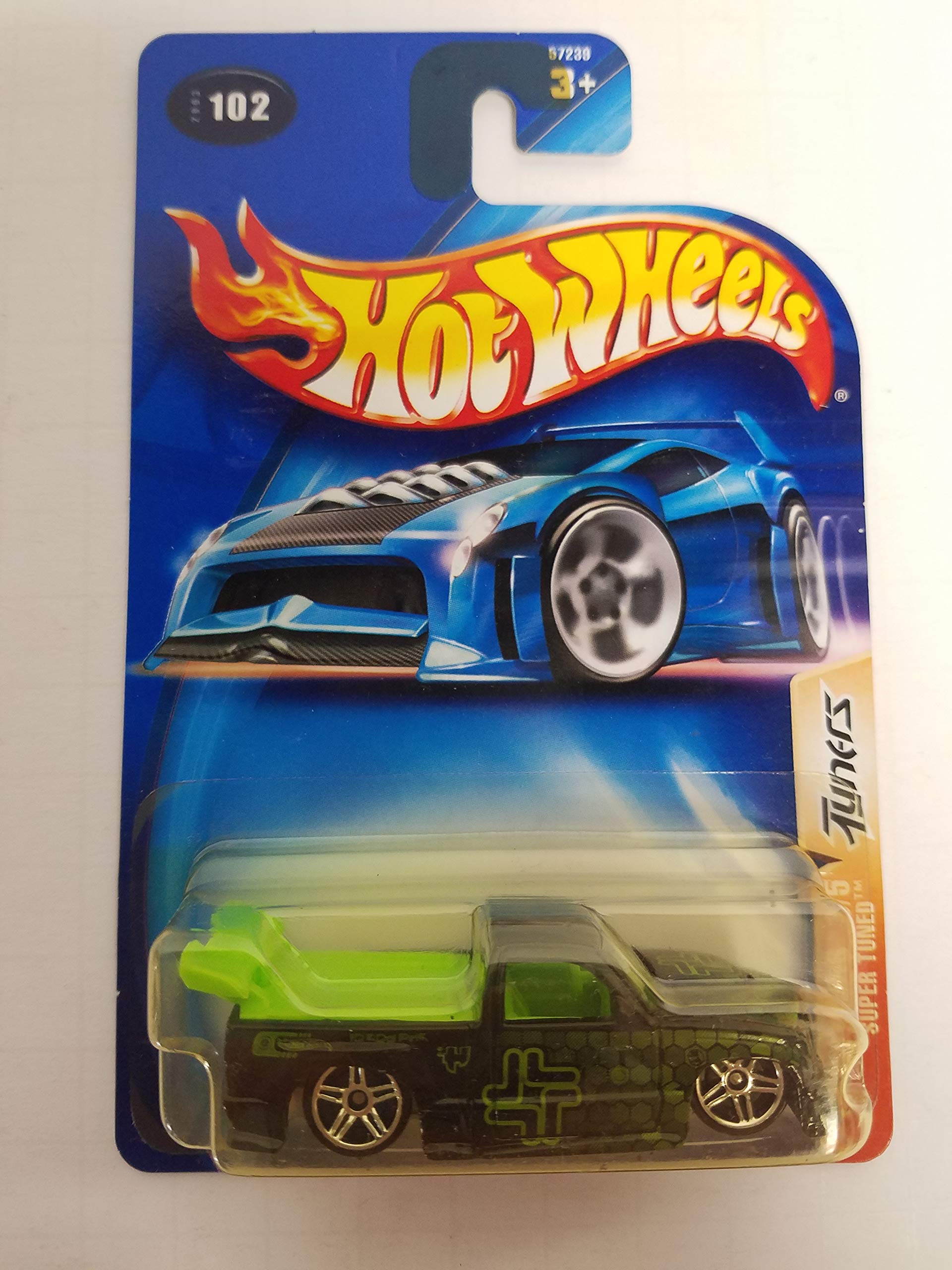 2003 Hot Wheels No. 102 Super Tuned Tech Tuners 3/5 - Rare Collectible Die-Cast Car for Display & Racing