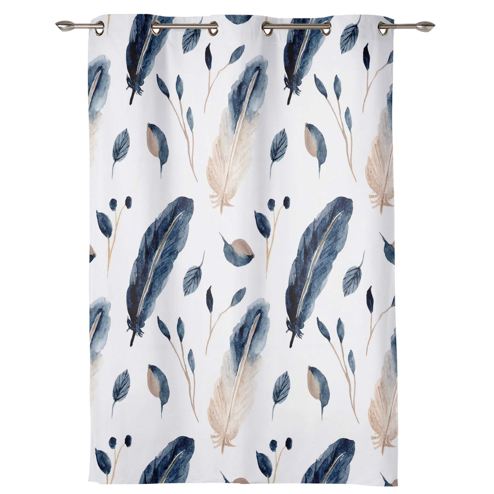 Peacock Feather Blackout Curtains 96