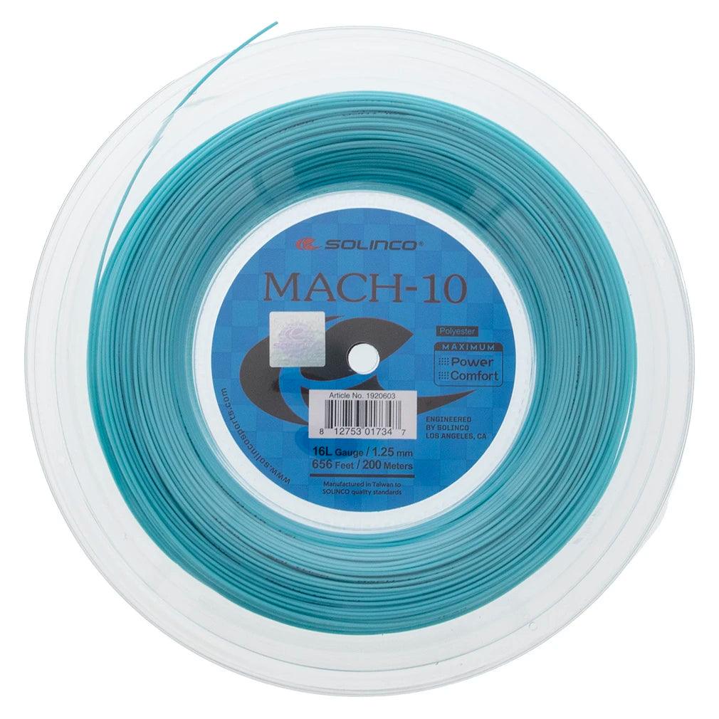 Mach 10 Tennis String Reel - Professional Tennis String for Durability & Performance | Perfect for Tennis Rackets, Stringing Machines & Tournament Play