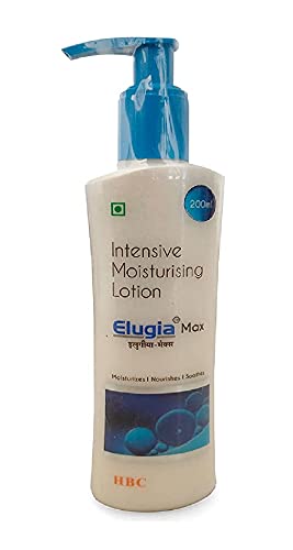 Elugia Max Lotion 200ml - Hydrating Body Lotion for Dry Skin, Moisturizing Cream with Shea Butter & Vitamin E - Perfect for Daily Skincare Routine & After Shower Use