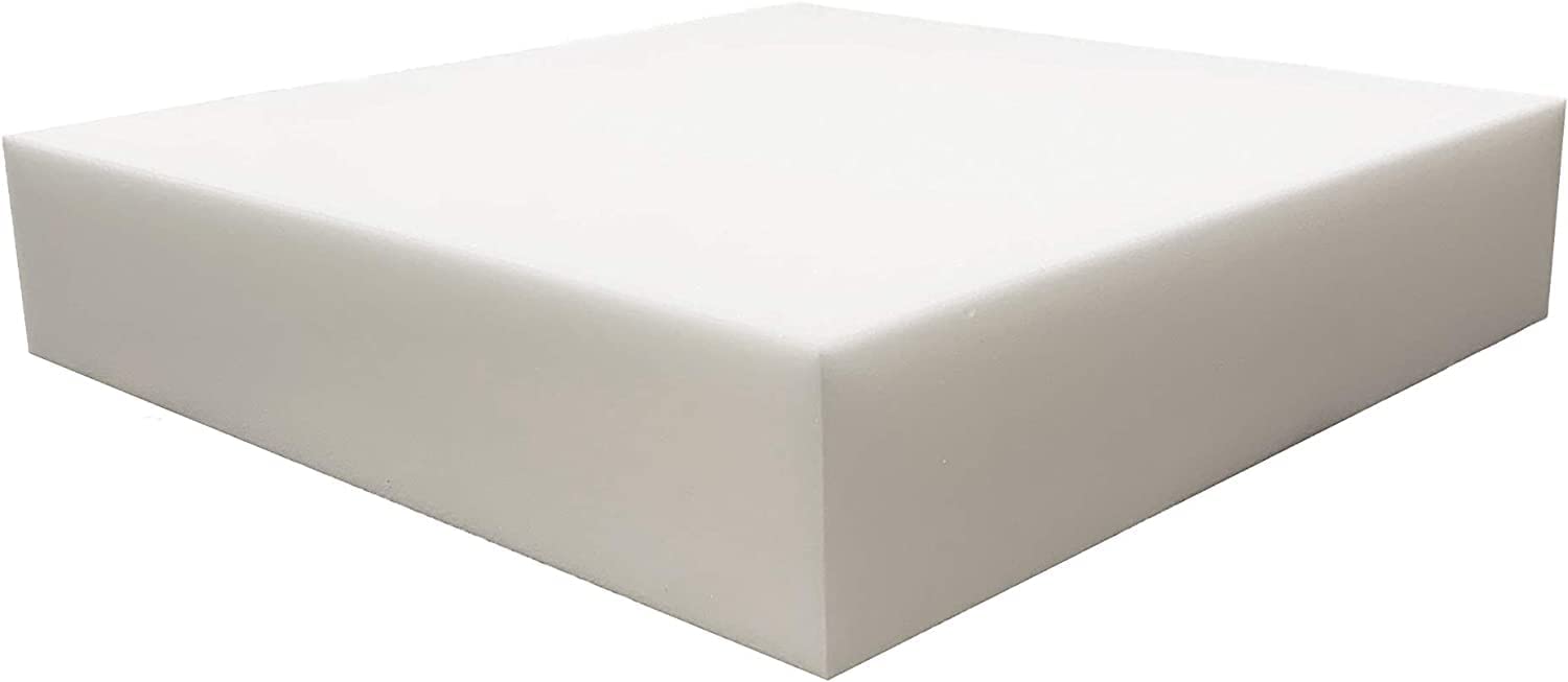 4everPrime High Density Foam - Extra Firm Upholstery Foam for Cushions, Sofa, Beds & Seating - Custom Cut to Size - Indoor & Outdoor Use - 20