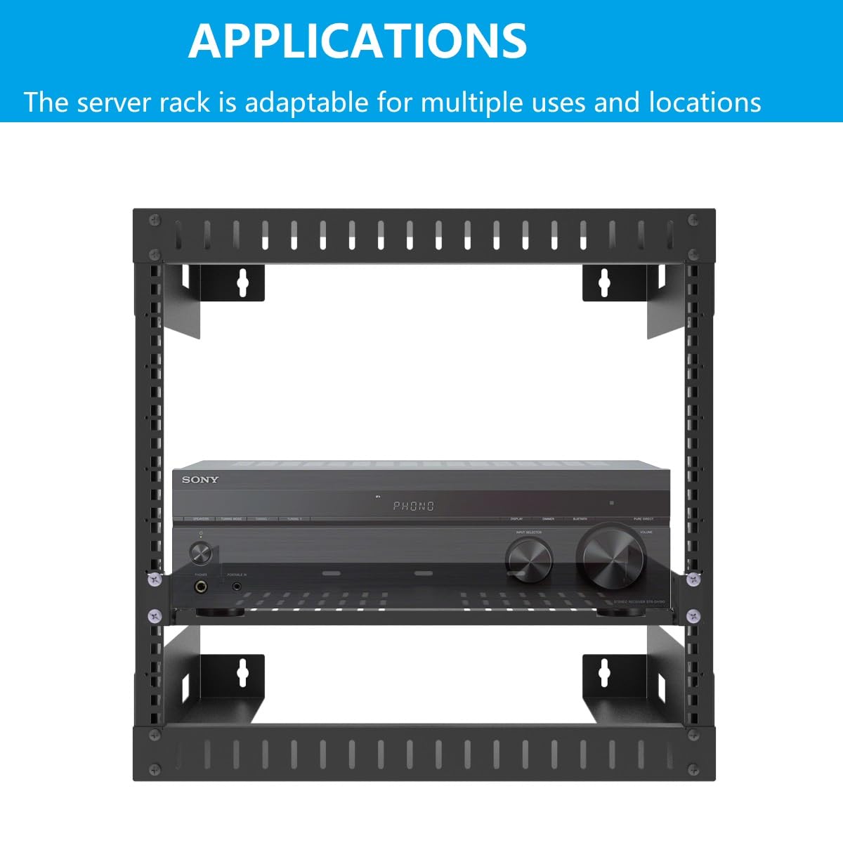 1U Universal Server Rack Shelf - 10