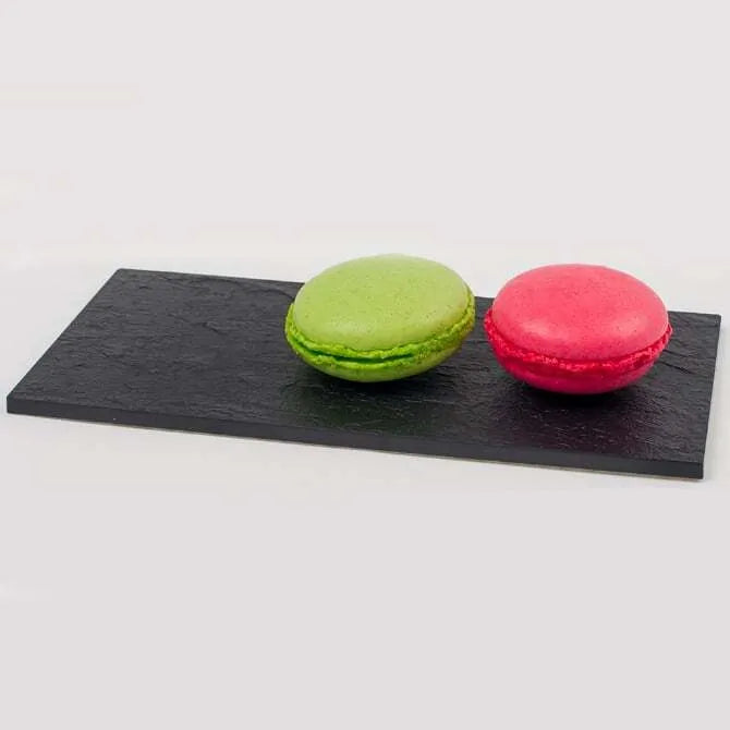 Comatec Faux Slate Rectangle Plate - 7 Inch Elegant Serving Tray for Dining, Kitchen, and Party Decor | Durable and Stylish Tableware