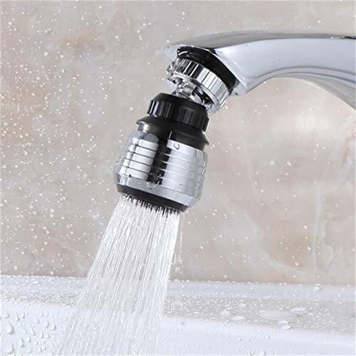 360° Rotating Water Saving Faucet Aerator - Adjustable Swivel Tap Nozzle with Filter for Kitchen & Bathroom | Eco-Friendly Flow Control & Splash Prevention