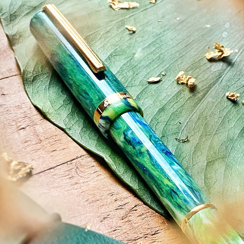 Esterbrook JR Pocket Limited Edition Fountain Pen - Beleza Gold Trim Luxury Writing Instrument for Collectors & Professionals | Perfect for Gifts, Calligraphy & Office Use