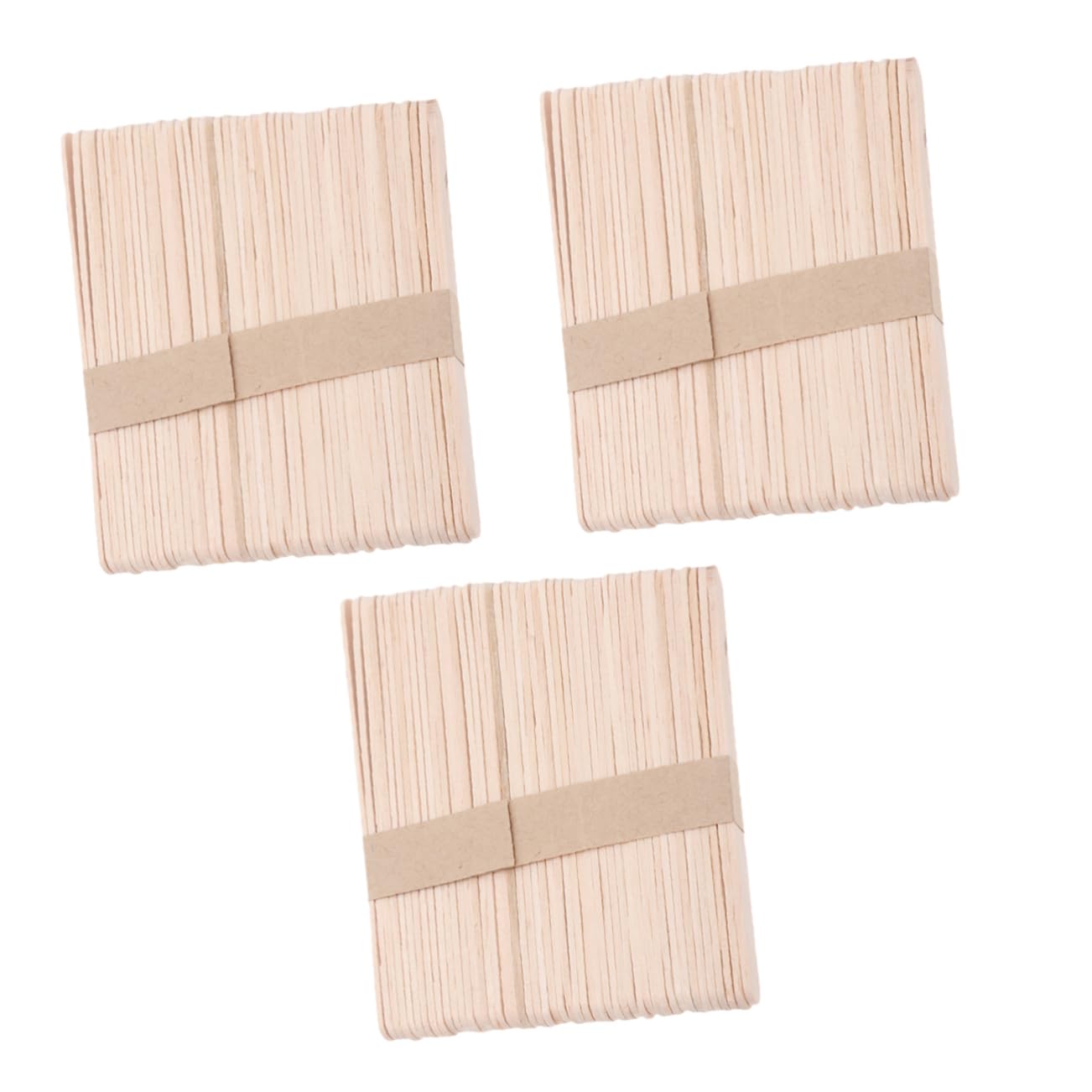 150pcs Wooden Waxing Spatulas - Natural Wood Wax Spatula Sticks for Hair Removal, DIY Waxing & Beauty Salon Use - Perfect for Eyebrow Shaping, Leg Waxing & Facial Hair Removal