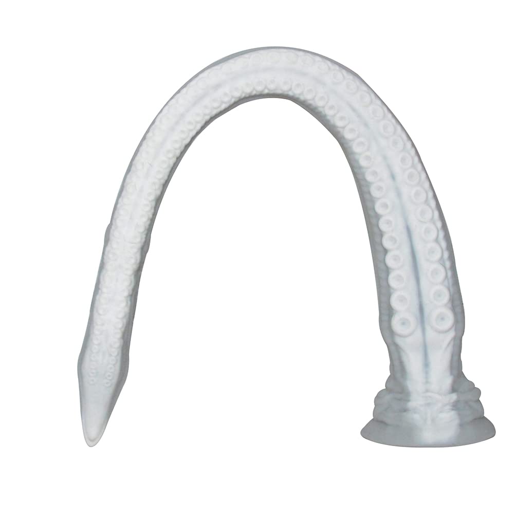 Nothosaur ABYSS II Extra Long Anal Plug for Women & Men - 65cm Silicone Butt Plug with Suction Base, Grey Shark Design - Couples & Solo Play, BDSM, Gay & Lesbian Sex Toys for Enhanced Pleasure