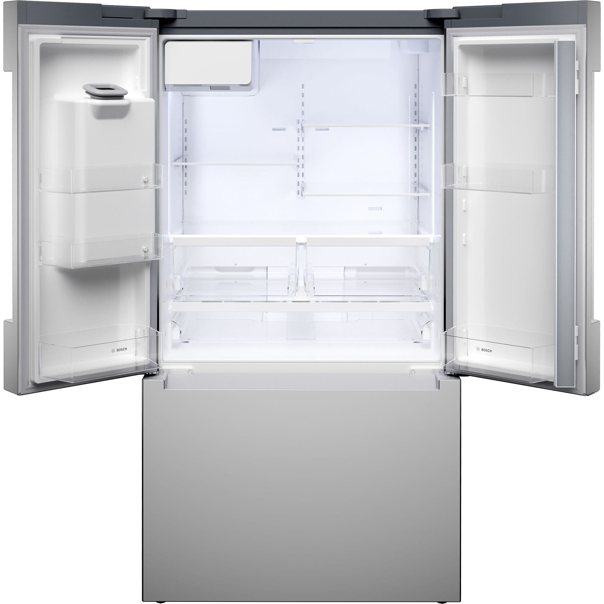Bosch 36-Inch French Door Refrigerator (B36FD10ENS) - Stainless Steel, Energy Star Certified, Spacious Interior for Large Families - Perfect for Modern Kitchens and Open Floor Plans