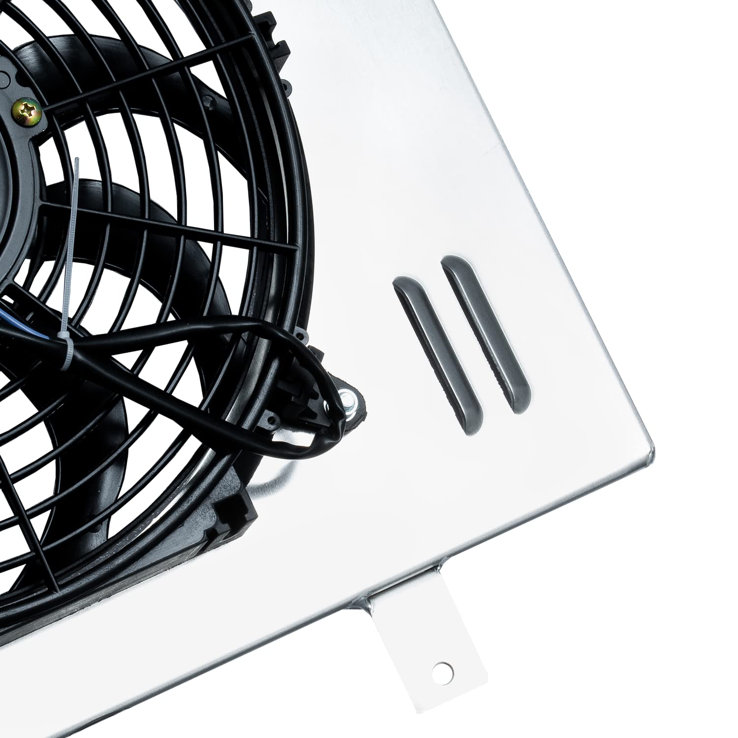 Aluminum Radiator Shroud with Dual 12