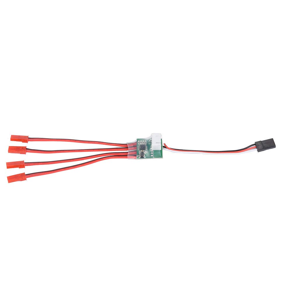 LED Light Bar Controller for RC Aircraft & Model Airplanes - 3S RC LED Light Strip Replacement Upgrade | Perfect for Outdoor RC Toys & Night Flying Scenes