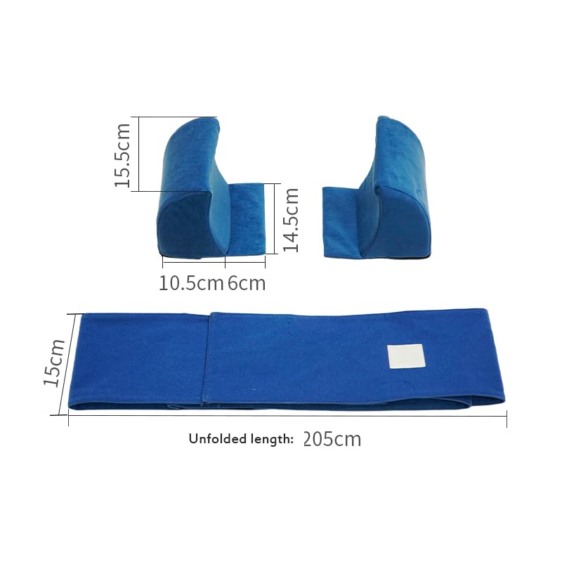 Joyfitness Wheelchair Lateral Support Cushion - Side Body Support Pillow for Wheelchairs, Posture Foam Wedge Cushion - Ideal for Elderly, Disabled & Post-Surgery Comfort