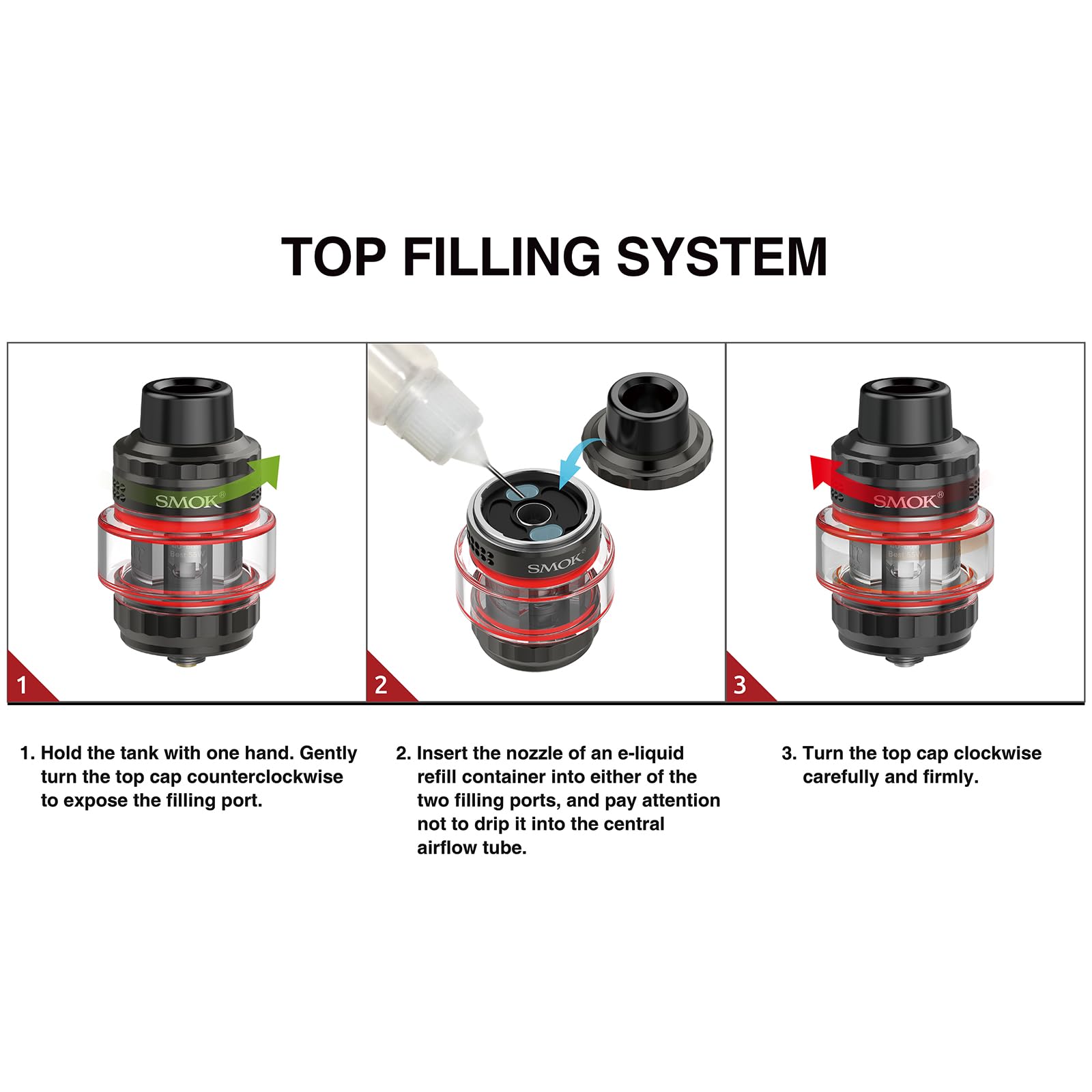 SMOK Mag Solo 100W Vape Kit - External Battery (21700/18650 Not Included) - 5ml T-Air SubTank with Top Airflow & Top Fill - Waterproof Design - 0.96