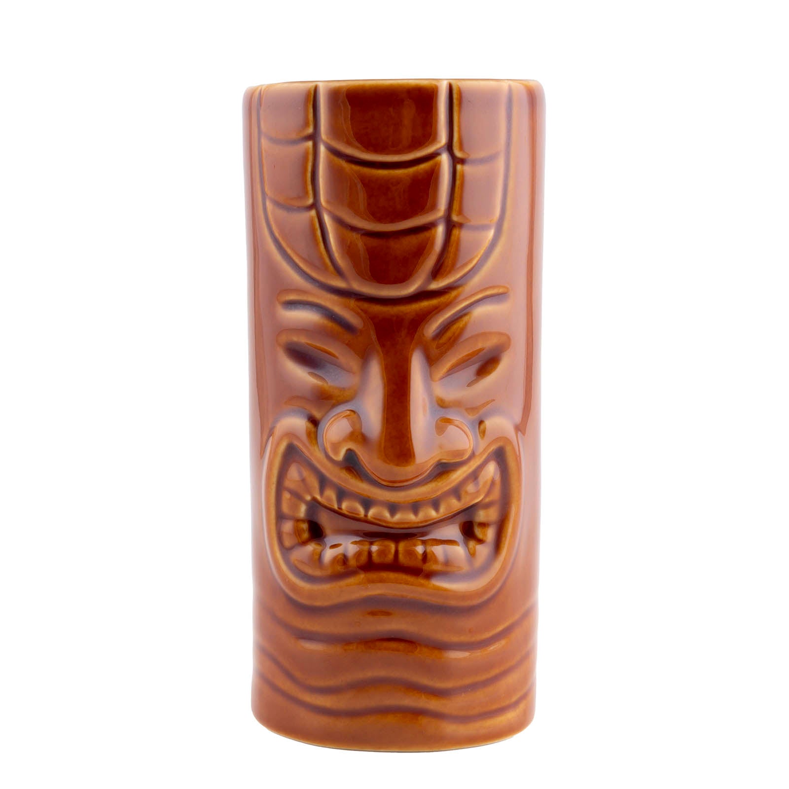BarConic® 12 oz Tiki Glasses - Tropical Themed Cocktail Cups for Pina Colada, Mai Tai & Summer Drinks - Perfect for Beach Parties, Luau Events & Home Bar Decor