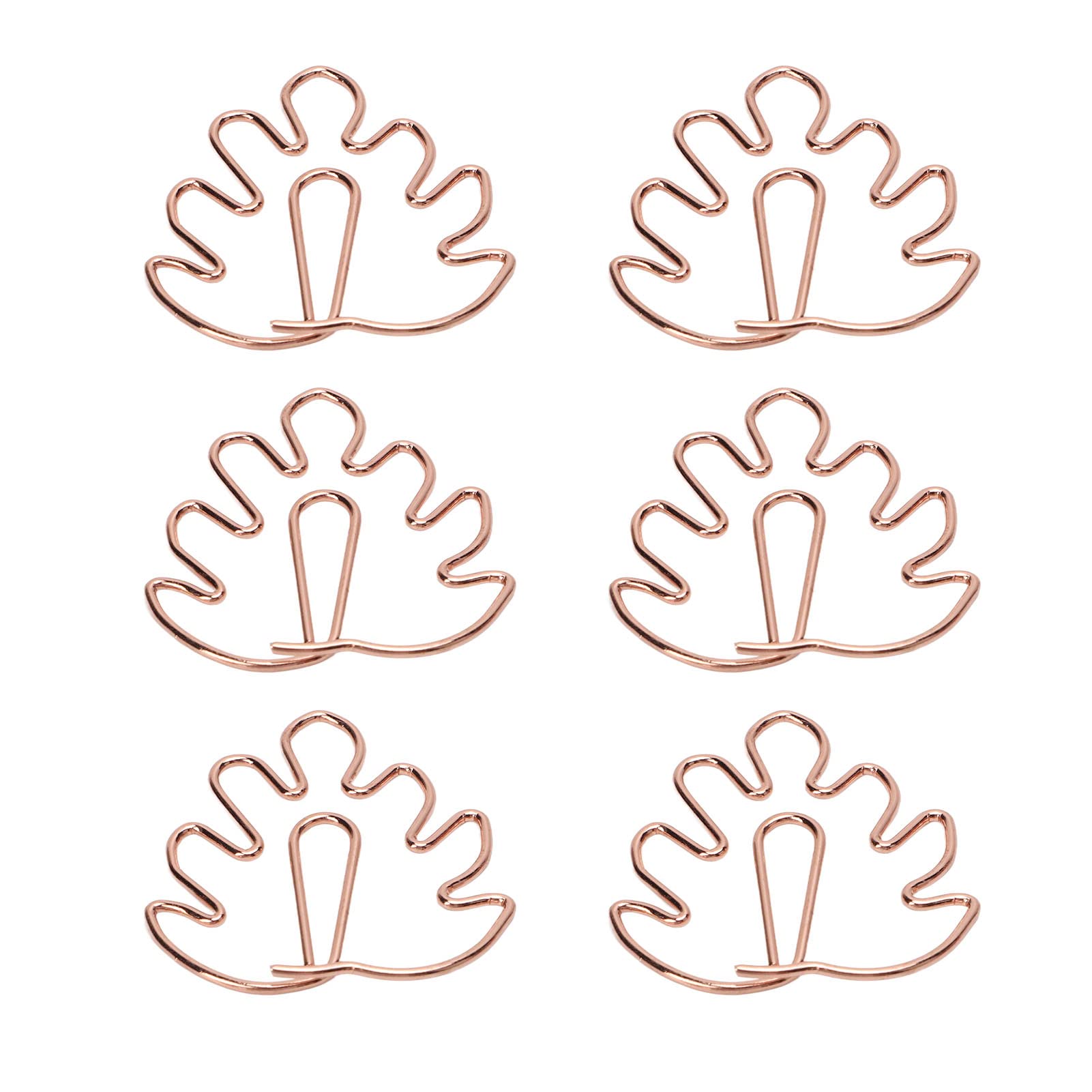 100pcs Metallic Paper Clips - Gold & Silver Electroplated Office Supplies for File Organization | Cute Turtle & Leaf Design | Perfect for School, Office, and Home Document Management