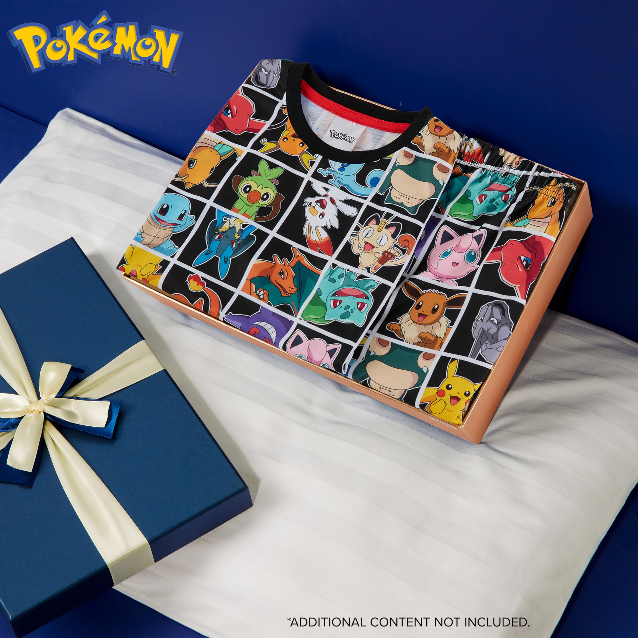 Pokemon Boys Pajama Set - Summer T-Shirt & Shorts for Kids - Sleepwear & Gifts