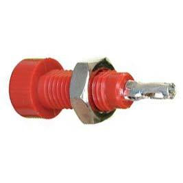 Fully Insulated Red Tip Jack - High-Quality Electrical Connector for DIY Projects, Home Wiring, and Automotive Repairs