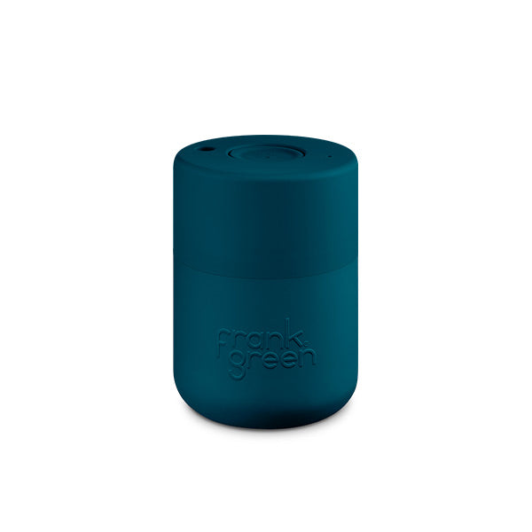 Frank Green Original Reusable Coffee Cup - 16oz Insulated Stainless Steel Travel Mug with Lid, Leak-Proof & Eco-Friendly (Perfect for Office, Commuting, Hiking & Outdoor Activities)