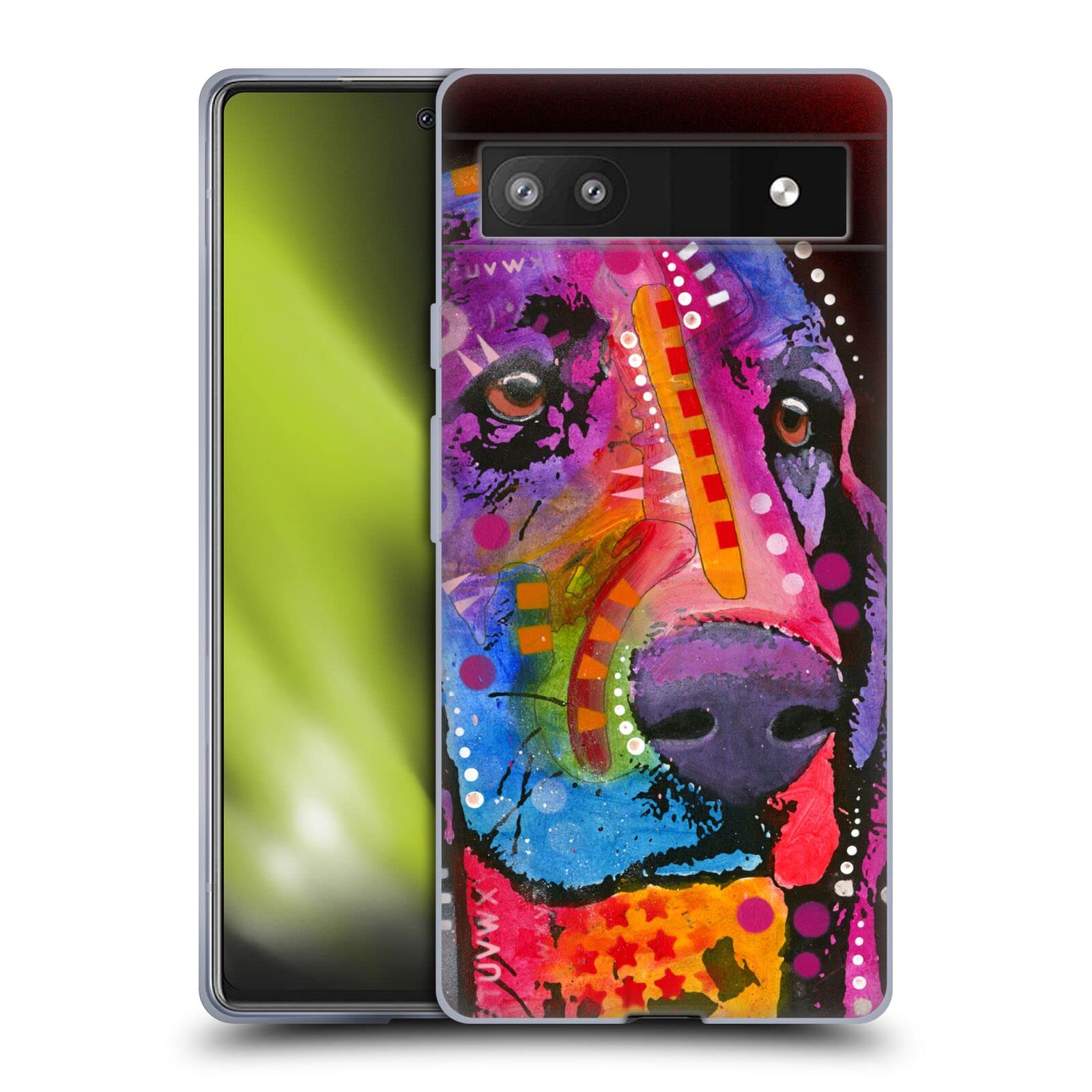 Dean Russo Basset Hound Dog Case for Google Pixel 6a - Stylish & Protective Phone Cover