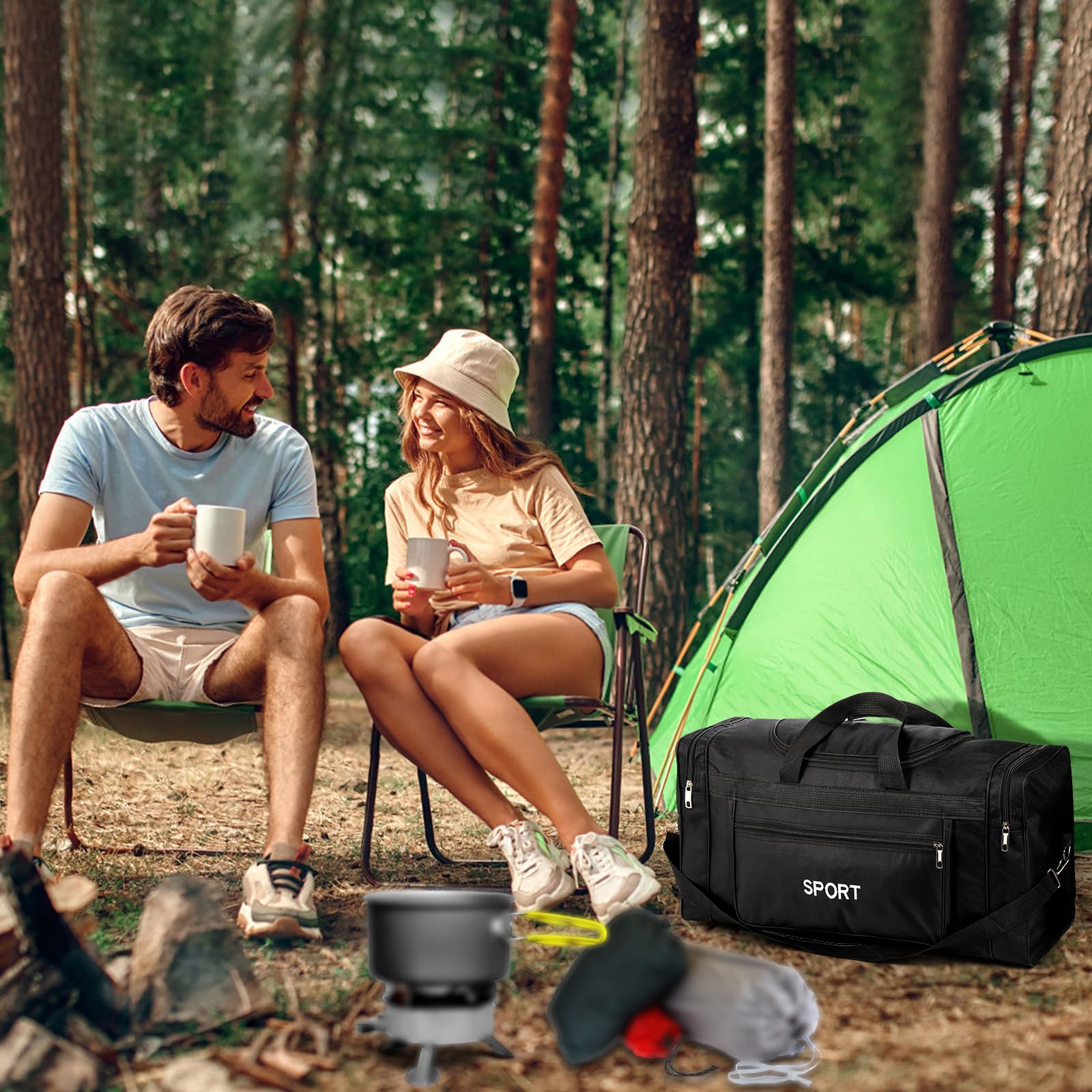 Nylon Duffel Bag 22