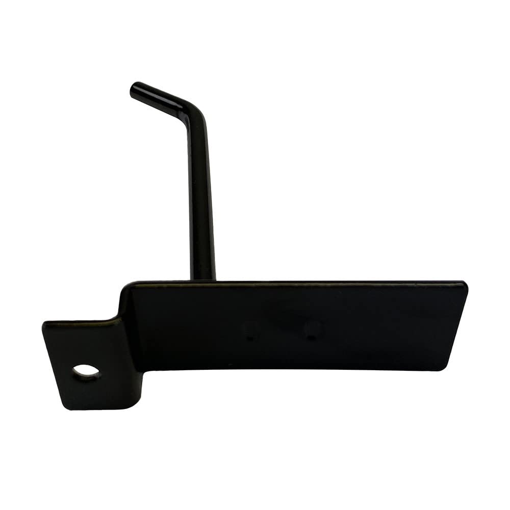 Prolinemax 2 Pack 4 Inch Black Slatwall Hooks - Heavy Duty Metal Retail Display Hangers for Store Shelving & Wall Organization - Perfect for Retail Stores, Boutiques & Home Garages