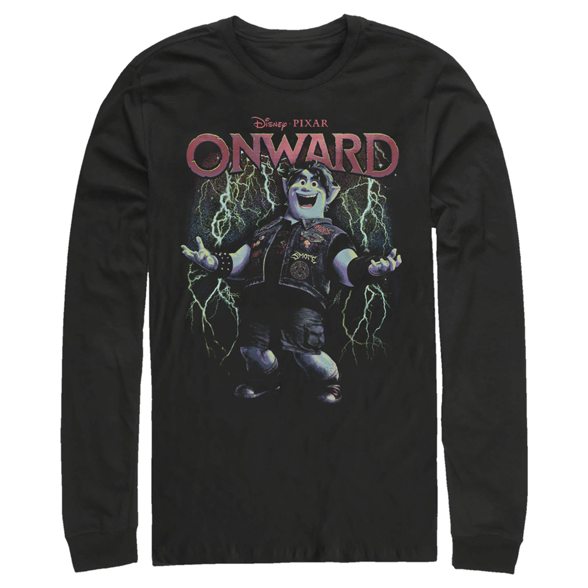 Fifth Sun Men's Onward Electric Barley Long Sleeve T-Shirt | Soft Cotton Casual Shirt for Men | Perfect for Everyday Wear, Outdoor Activities & Layering