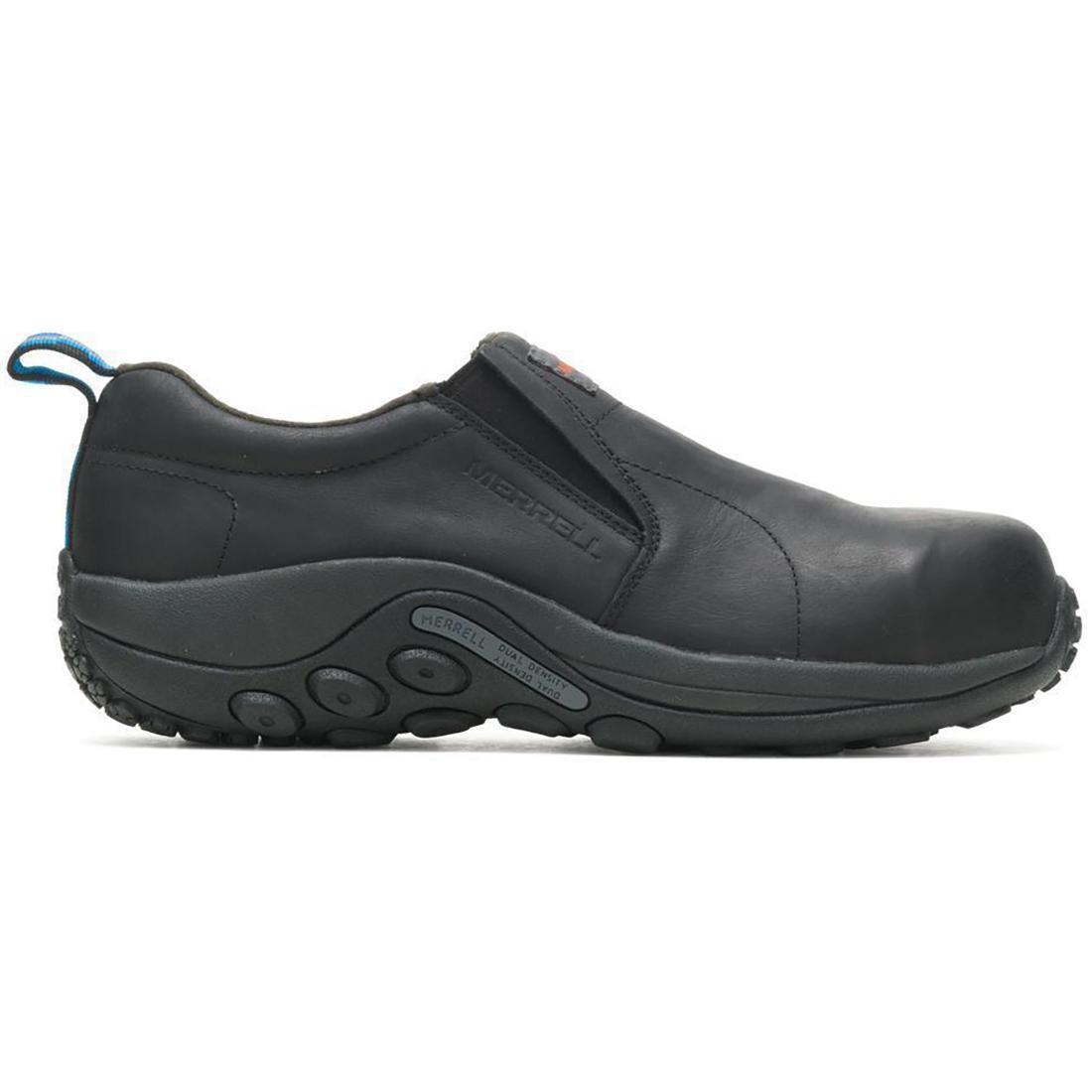 **Men's Jungle Moc LTR Composite Toe Work Shoes - Black - Durable & Comfortable for Construction, Landscaping & Outdoor Work**