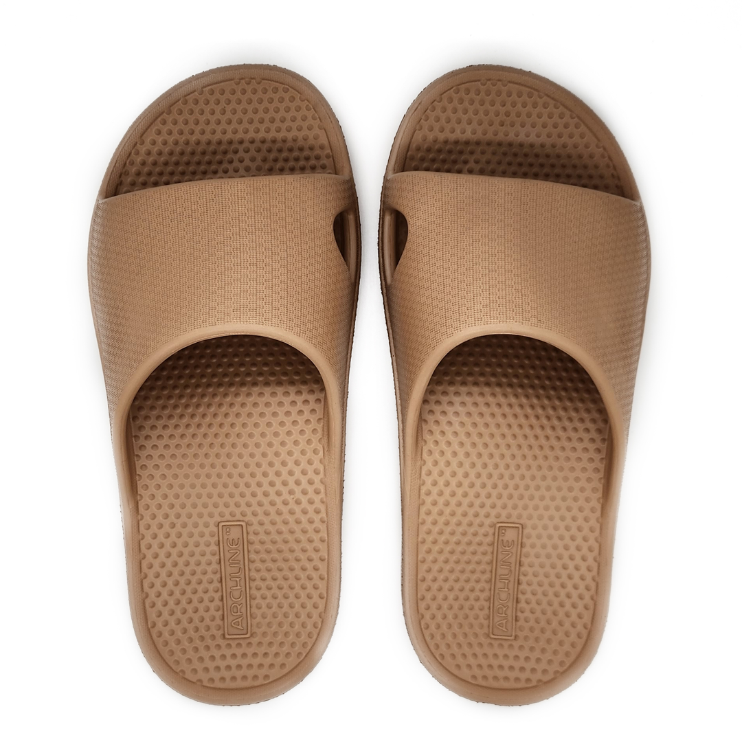 Archline Rebound Orthotic Slides - Comfortable Recovery Sandals for Plantar Fasciitis & Foot Pain Relief - Perfect for Post-Surgery, Injury Recovery & Everyday Support