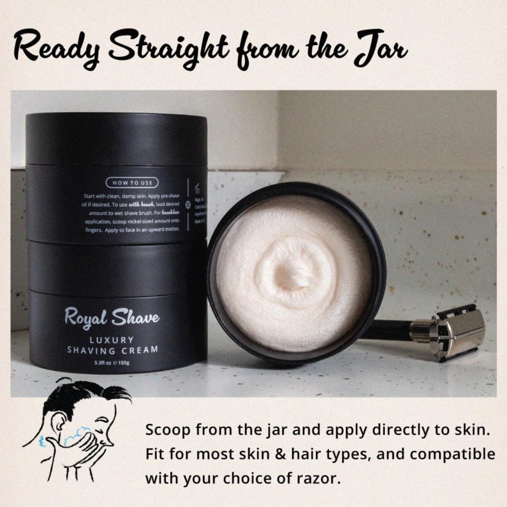 Premium Aftershave Lotion & Sandalwood Shaving Cream Set for Men - UK Made Luxury Grooming Kit for Smooth, Irritation-Free Shaving - Perfect for Daily Use & Gift Giving