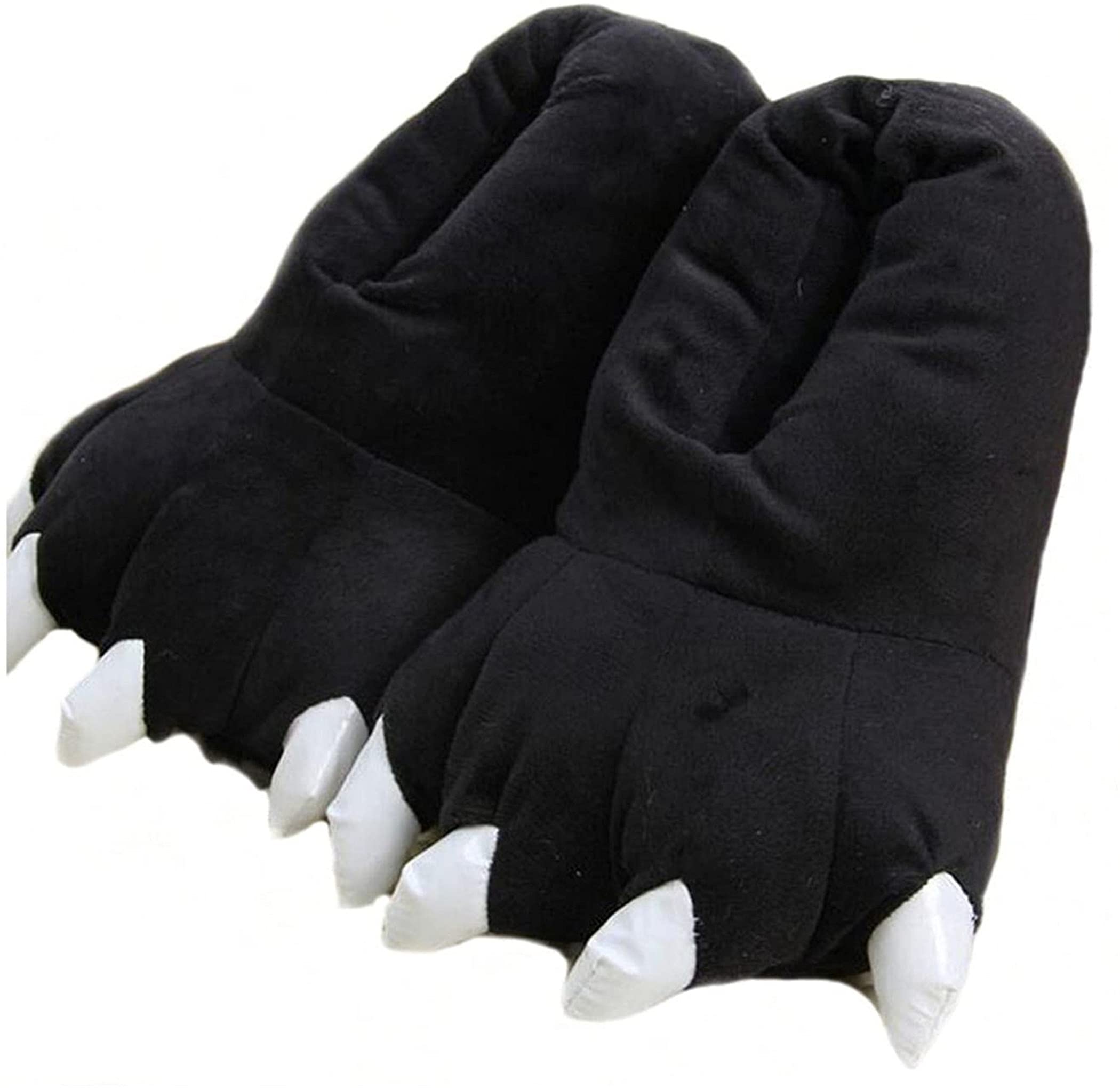 YILANLAN Unisex Plush Animal Paw Slippers - Dinosaur Claw Fuzzy Warm House Shoes for Men & Women | Cozy Indoor/Outdoor Wear for Winter, Home, Parties & Gifts