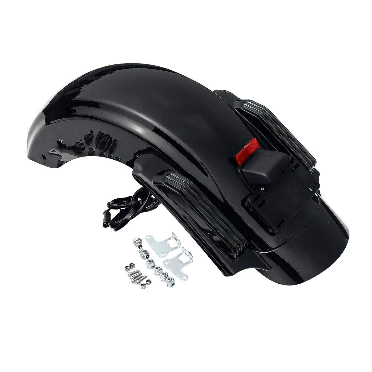 TCT-MOTORPARTS LED Rear Fender Light Kit for Harley Touring Models (King Road, CVO Street Glide Special, Road Electra Glide Ultra Limited FLHR FLHX) 2014-2023 - Bright Custom Tail Lights for Night Riding & Enhanced Safety