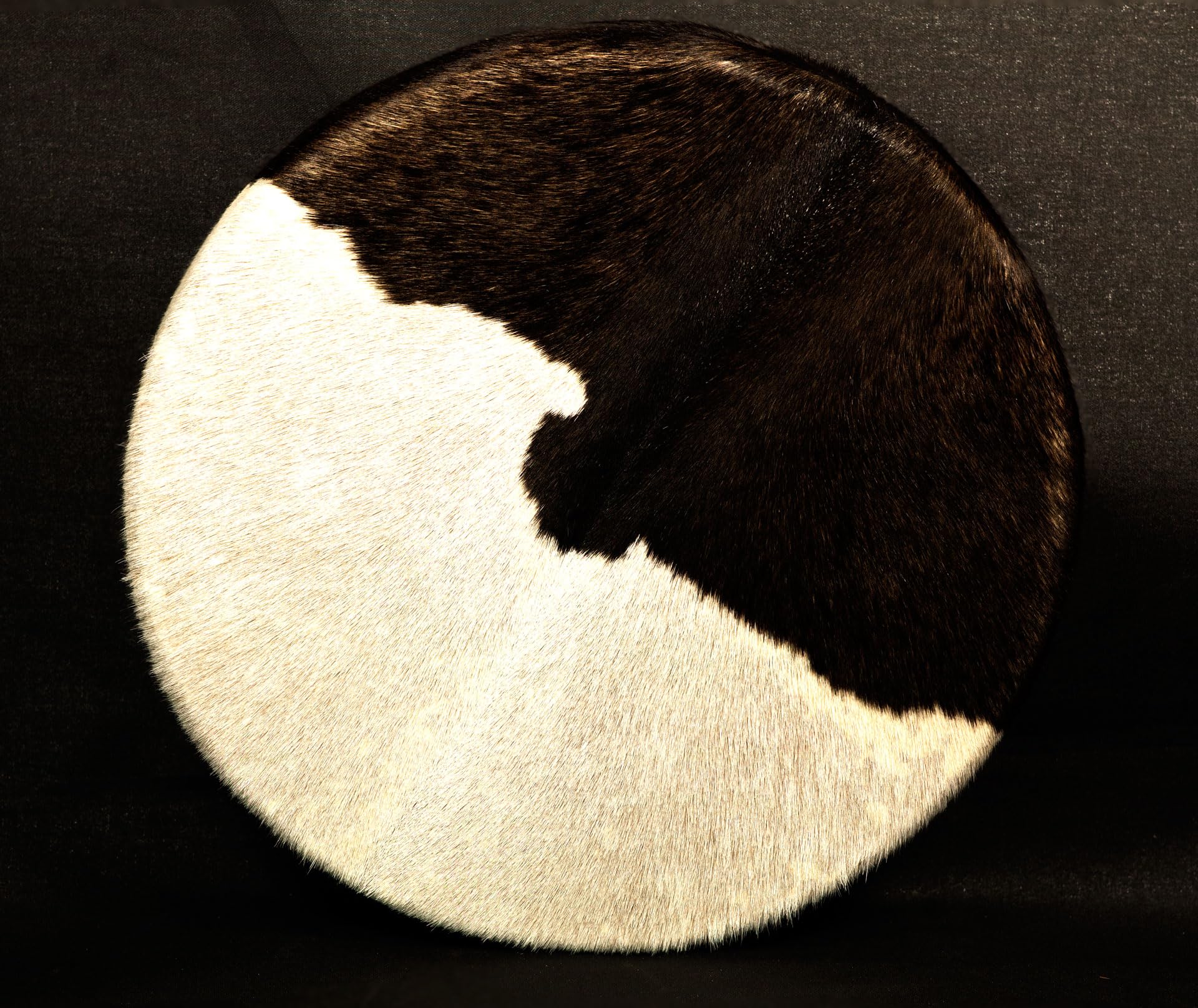 Authentic Goat Skin Shaman Drum with Hair – Viking Leather Design for Rituals & Meditation – 16 Inch Handmade Musical Instrument – Perfect Gift for Christmas, Spiritual Ceremonies & Cultural Enthusiasts