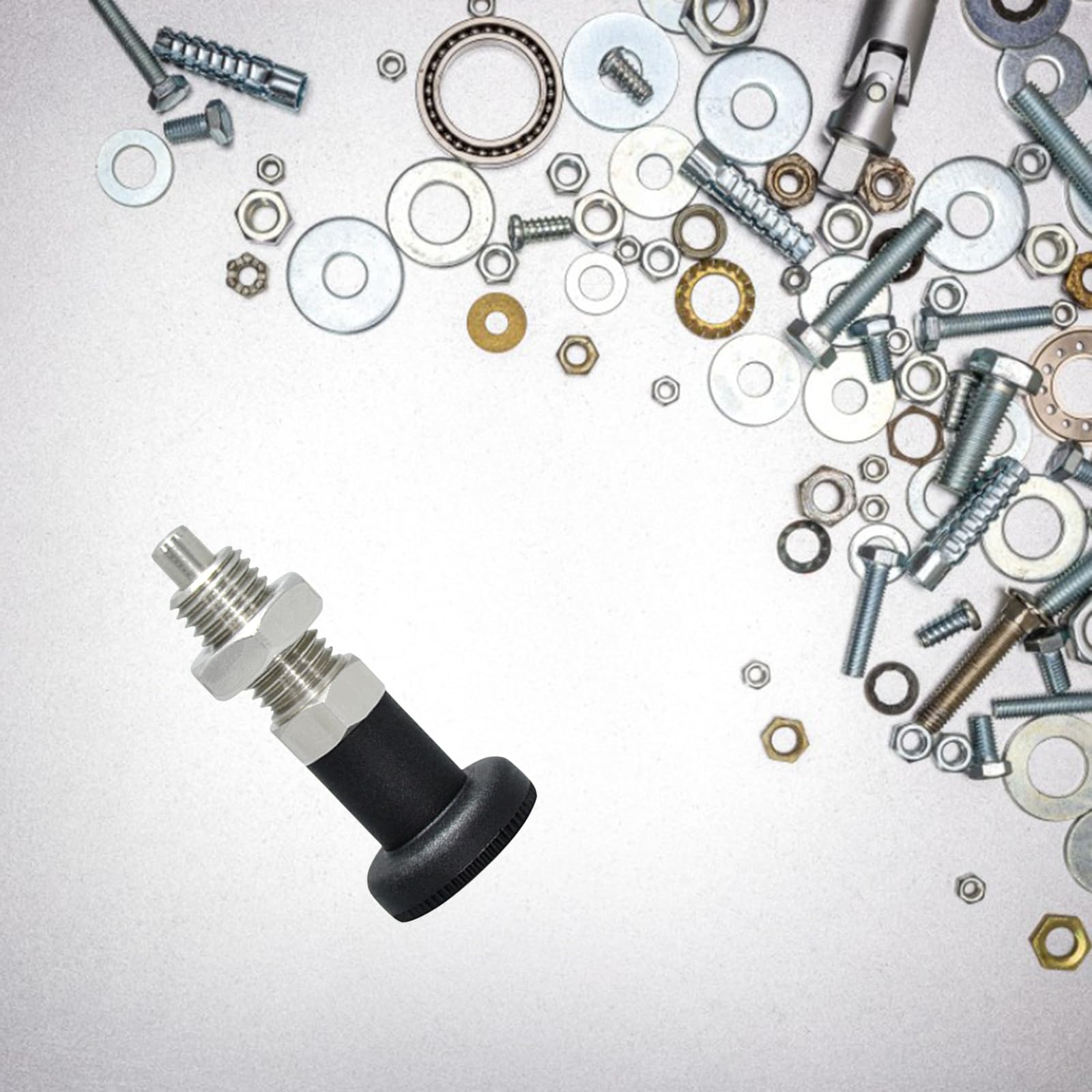 High-Quality Nose Spring Plunger & Indexing Solution - Spring Return Knob Plunger in 4 Sizes for Precision Machining and Industrial Applications